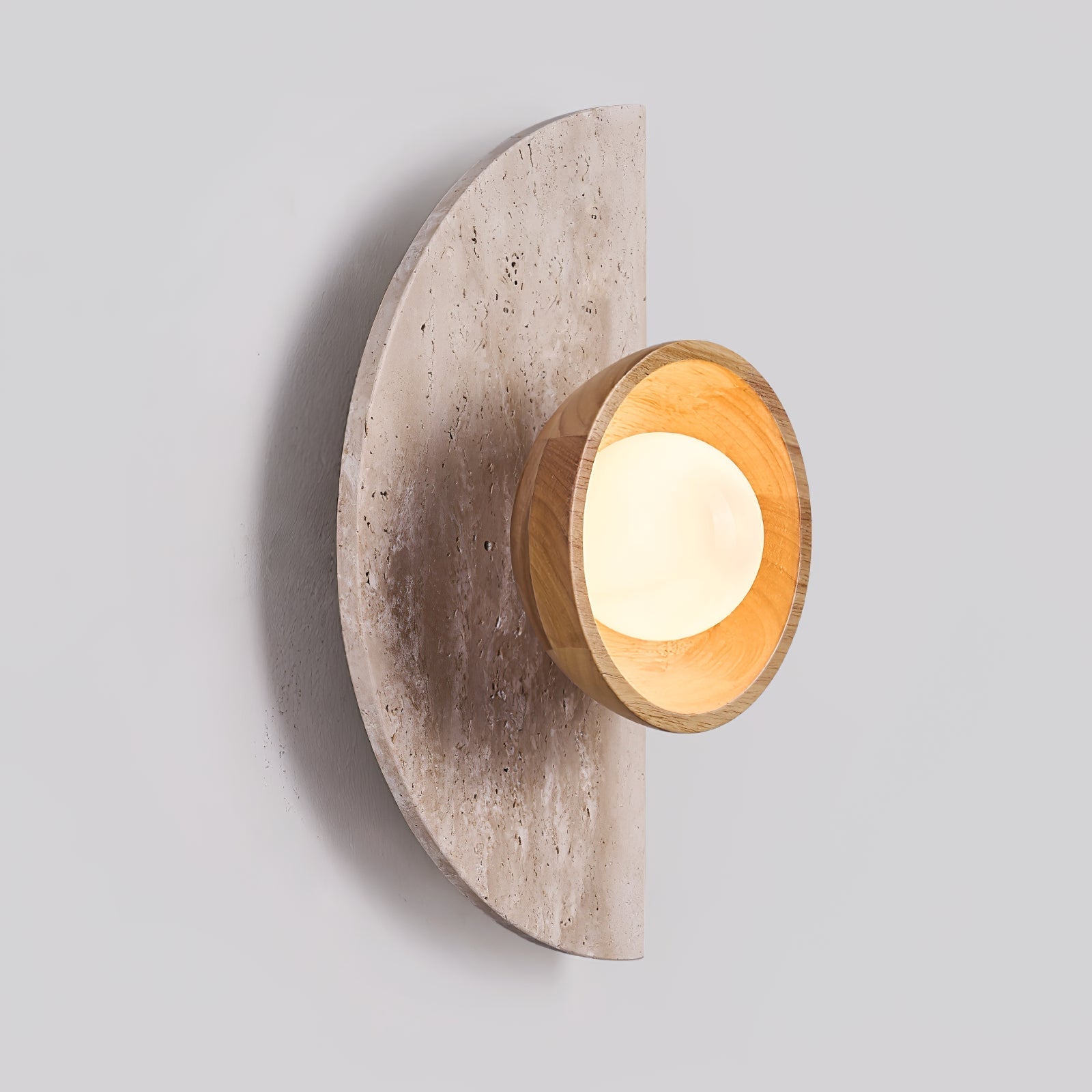 Seraphina Travertine Wall Light-Neutral Decor