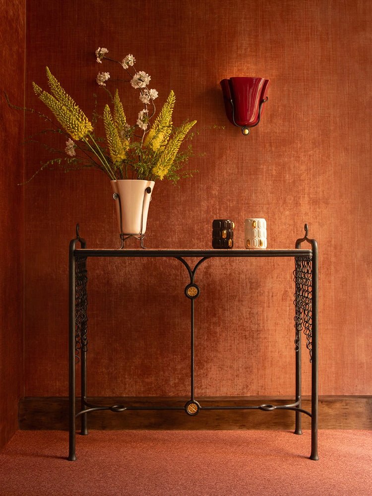 Caelion Shell Wall Sconce-Neutral Decor