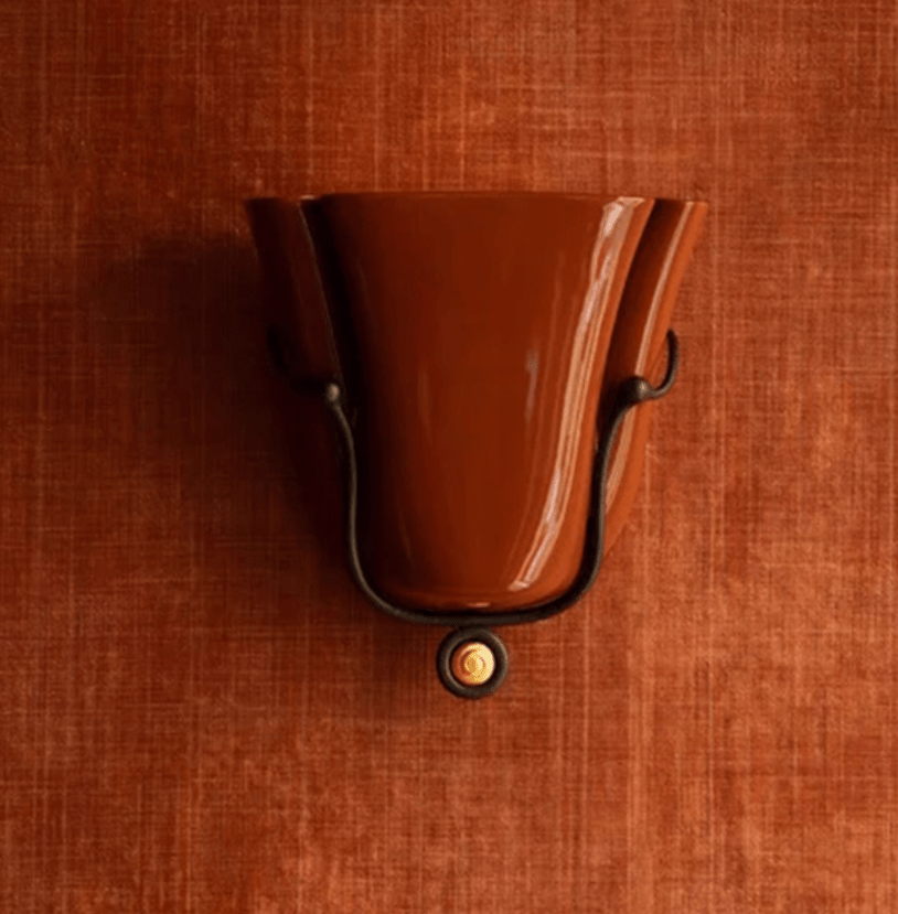 Caelion Shell Wall Sconce-Neutral Decor
