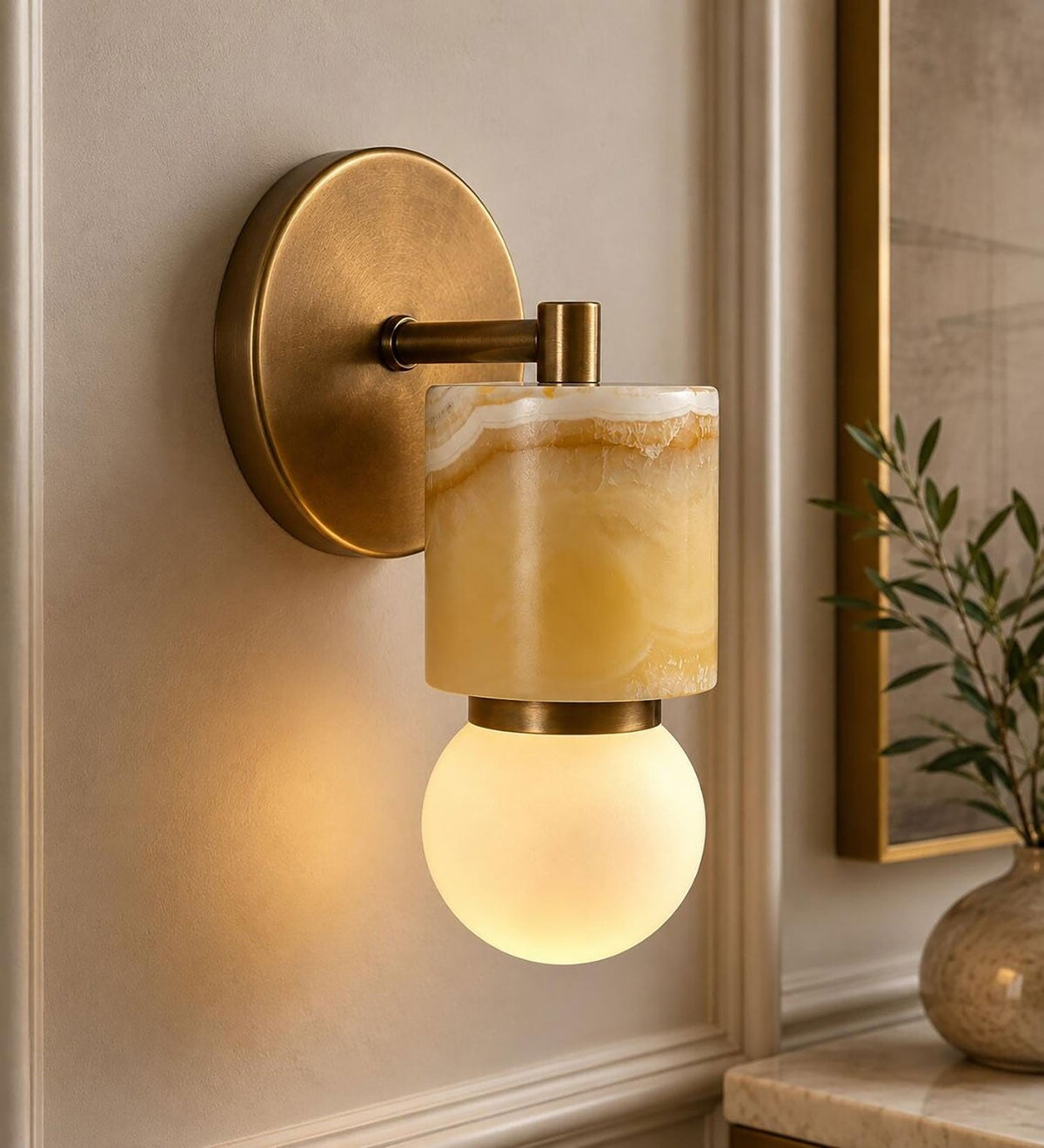 Ternwick Jade Wall Sconce