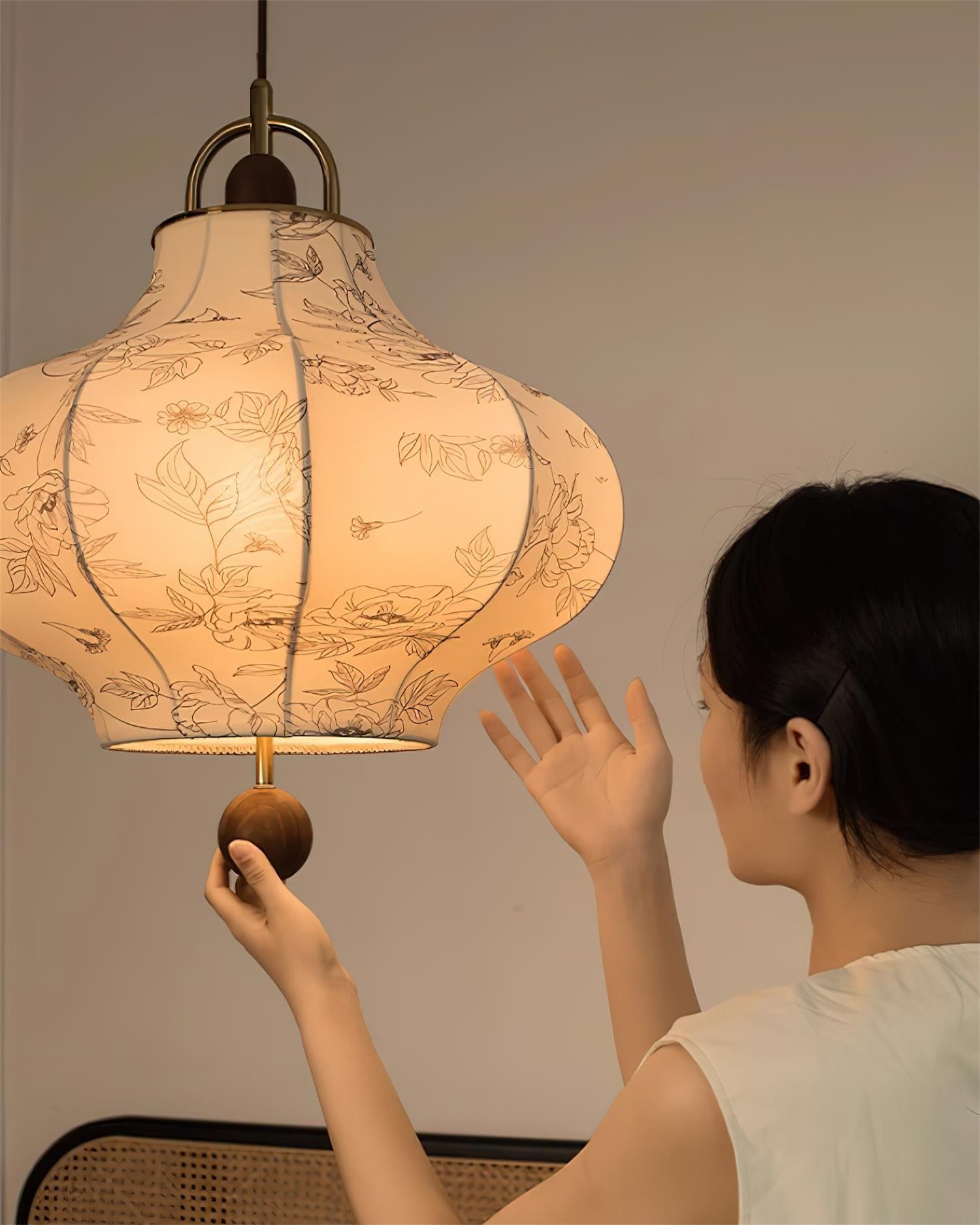 Calira Fabric Pendant Lamp