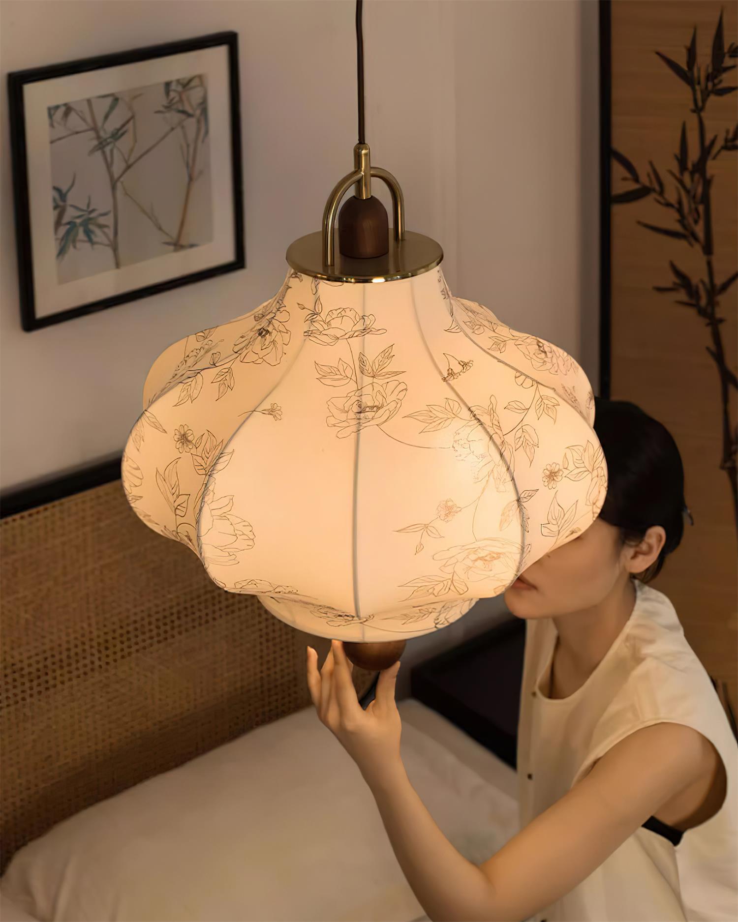 Calira Fabric Pendant Lamp