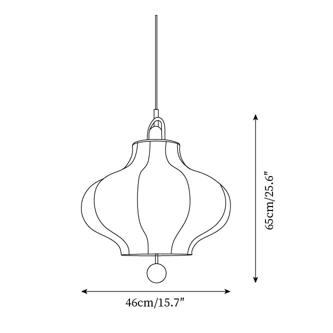 Calira Fabric Pendant Lamp
