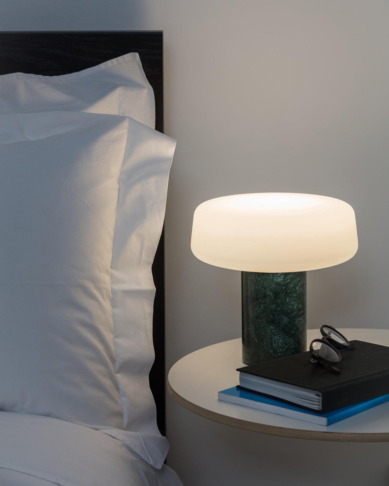 Erinilil Marble Base Table Lamp-Neutral Decor