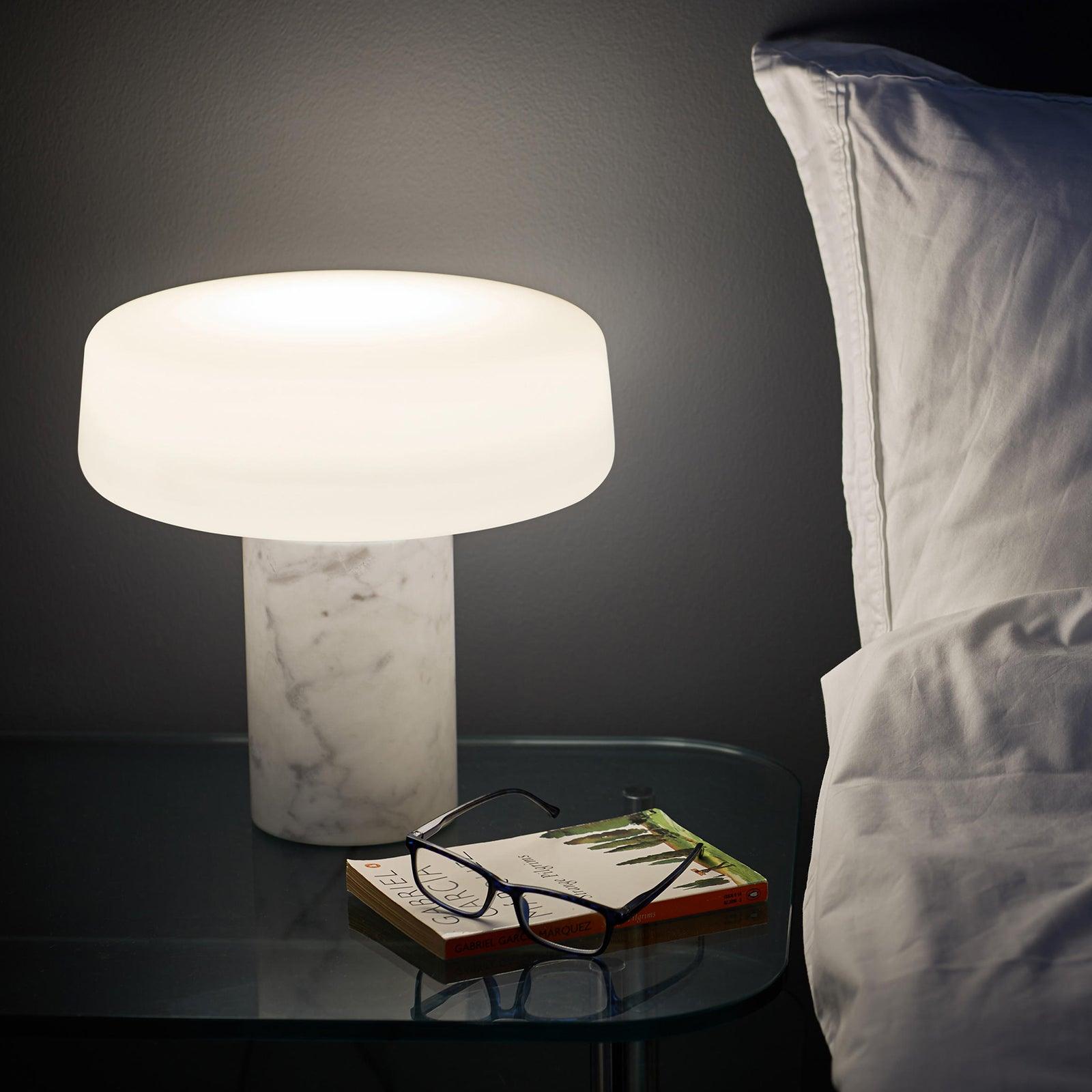 Erinilil Marble Base Table Lamp-Neutral Decor