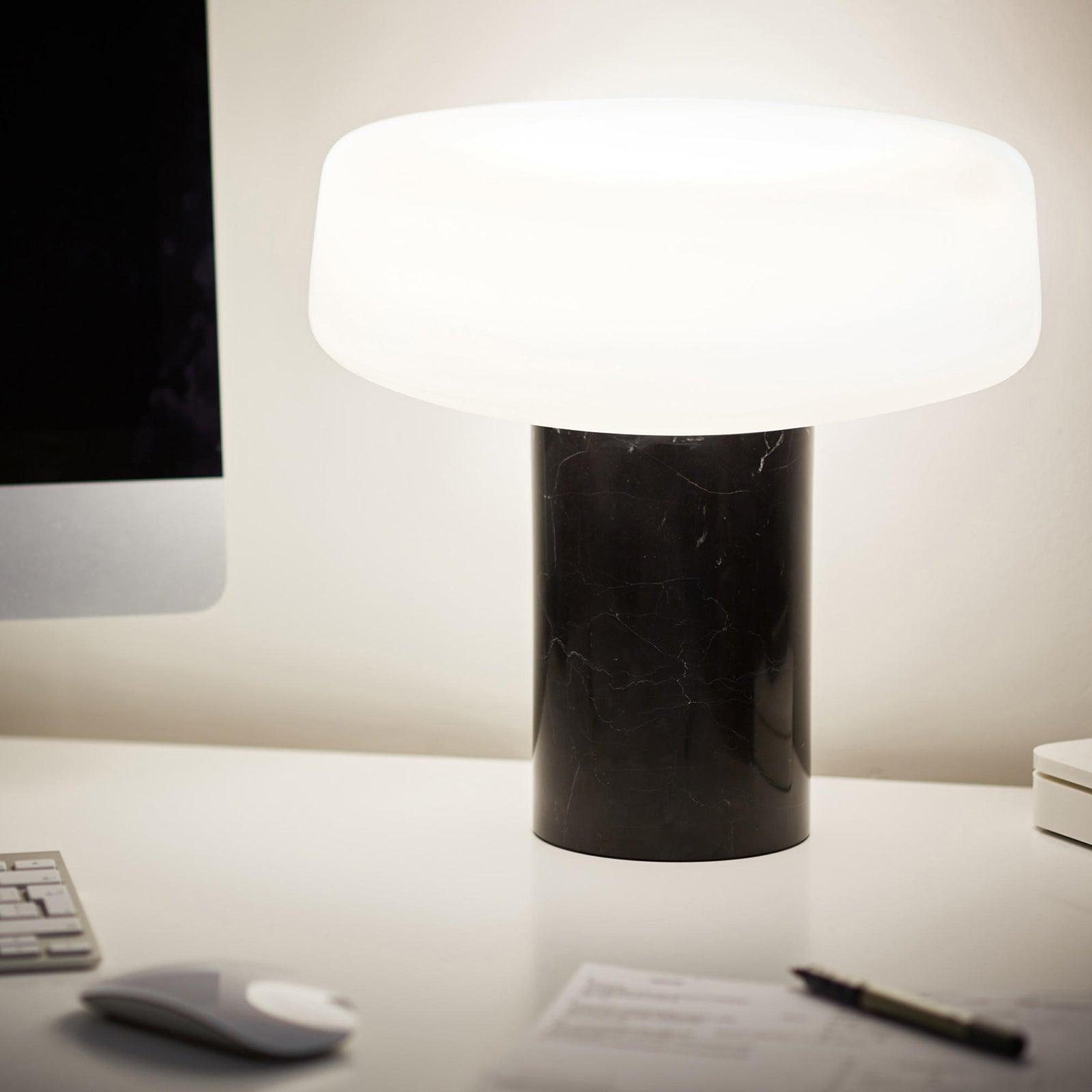 Erinilil Marble Base Table Lamp-Neutral Decor