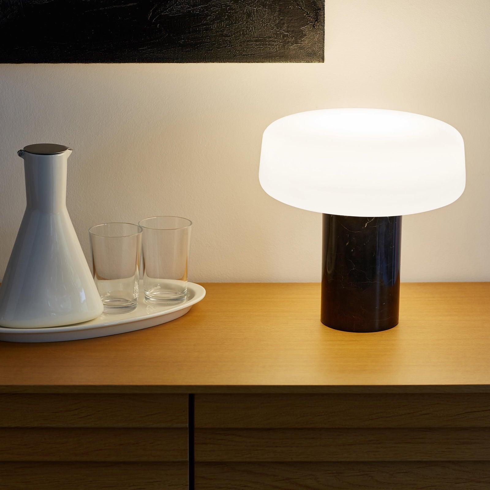 Erinilil Marble Base Table Lamp-Neutral Decor