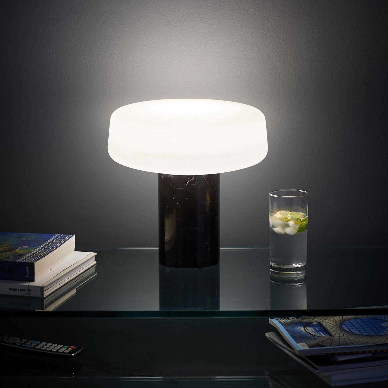 Erinilil Marble Base Table Lamp-Neutral Decor