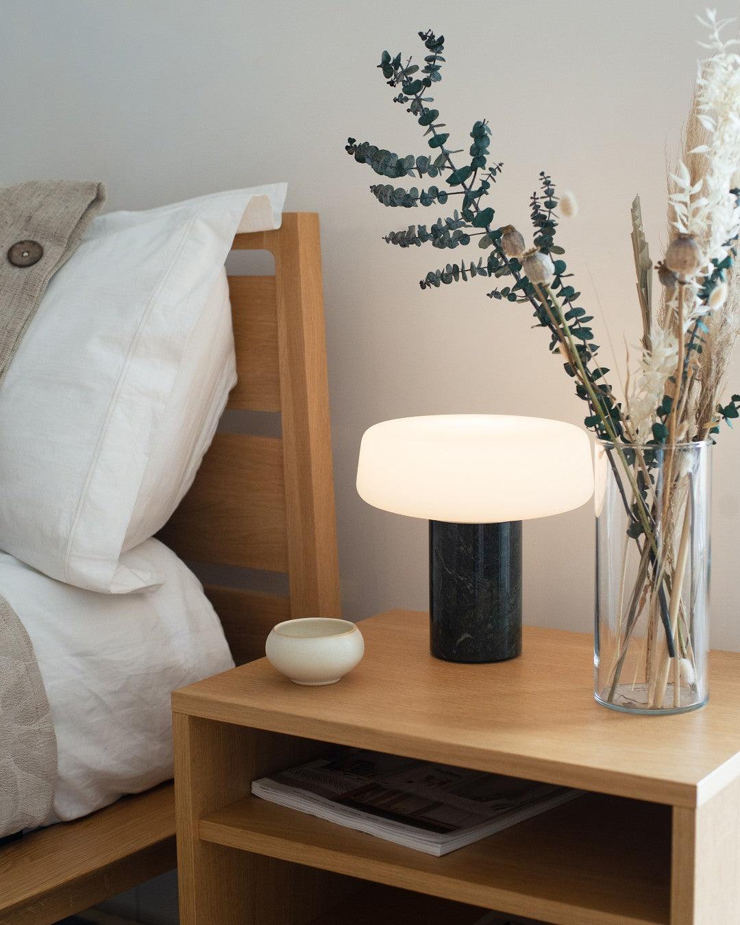 Erinilil Marble Base Table Lamp-Neutral Decor