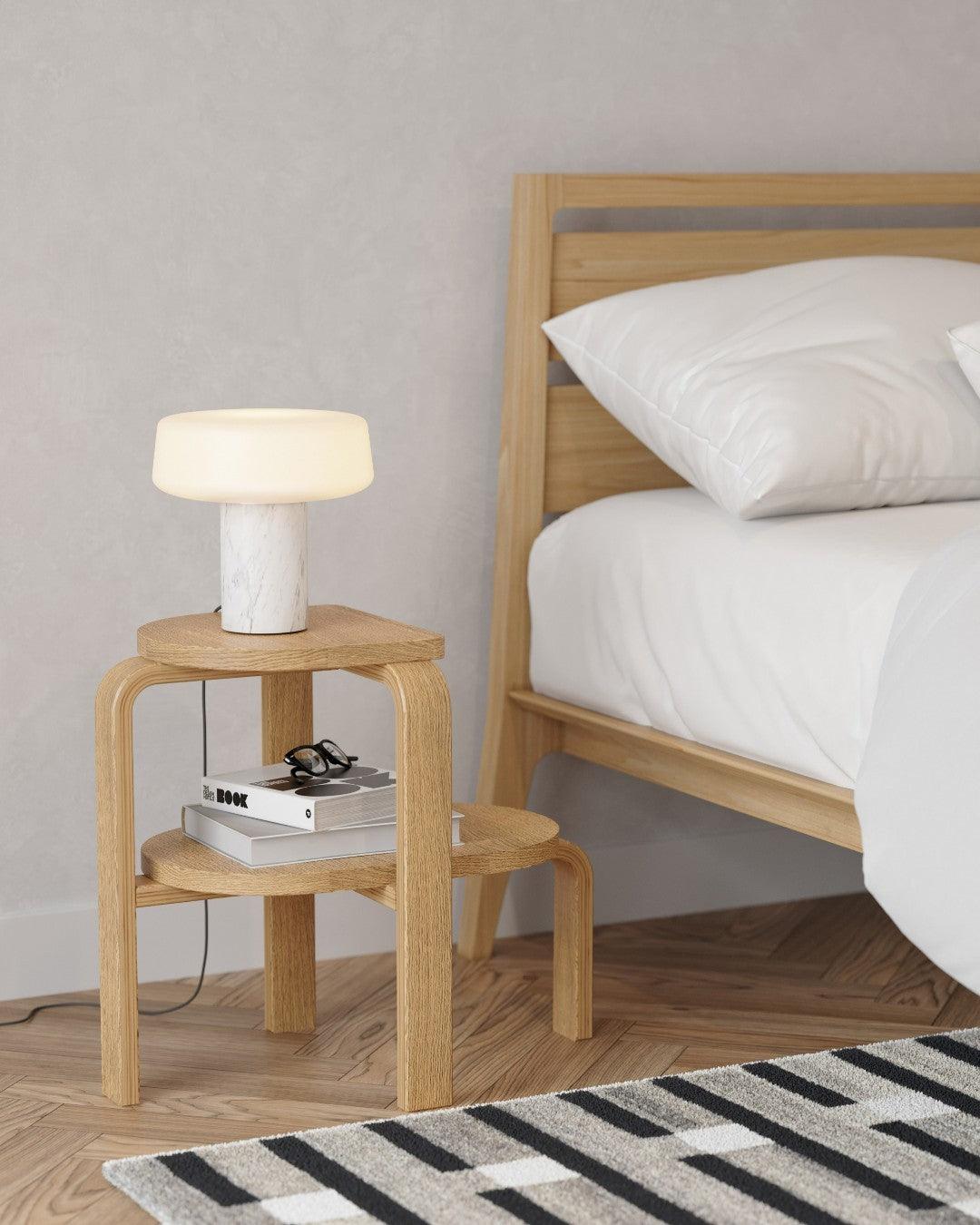 Erinilil Marble Base Table Lamp-Neutral Decor