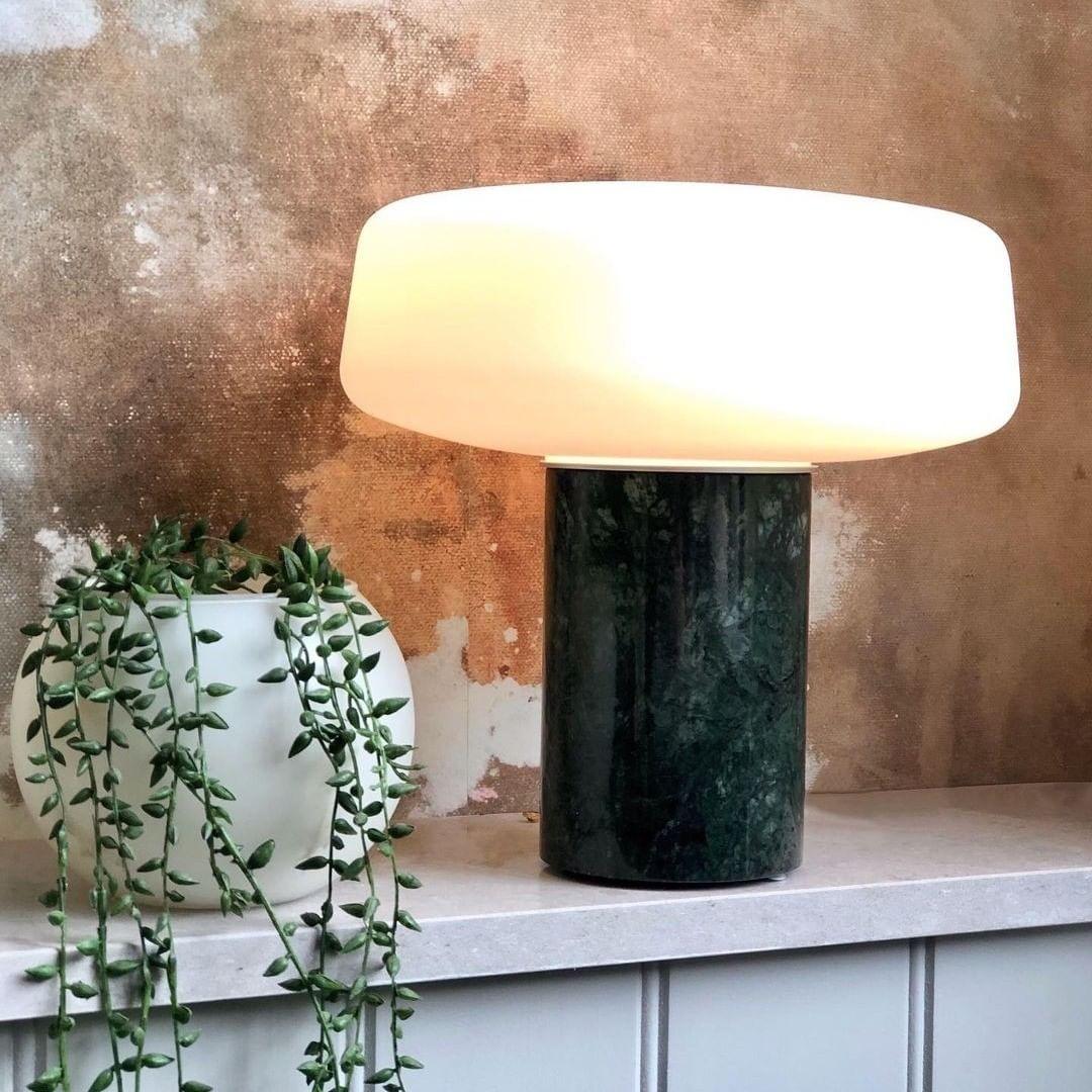 Erinilil Marble Base Table Lamp-Neutral Decor