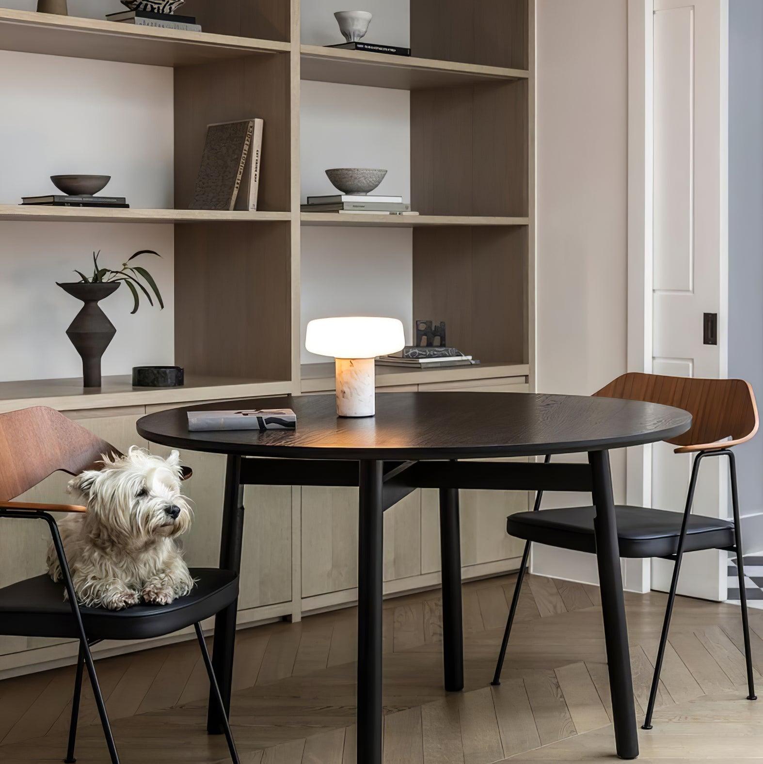 Erinilil Marble Base Table Lamp-Neutral Decor