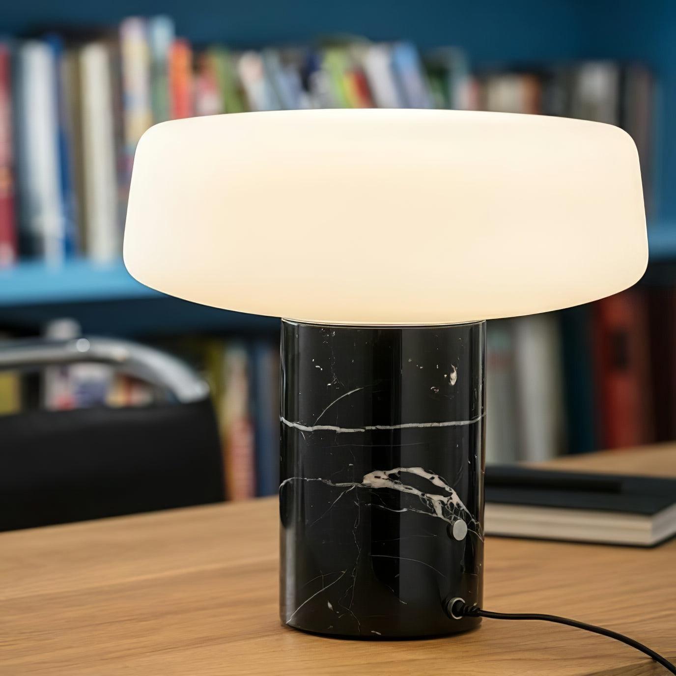 Erinilil Marble Base Table Lamp-Neutral Decor