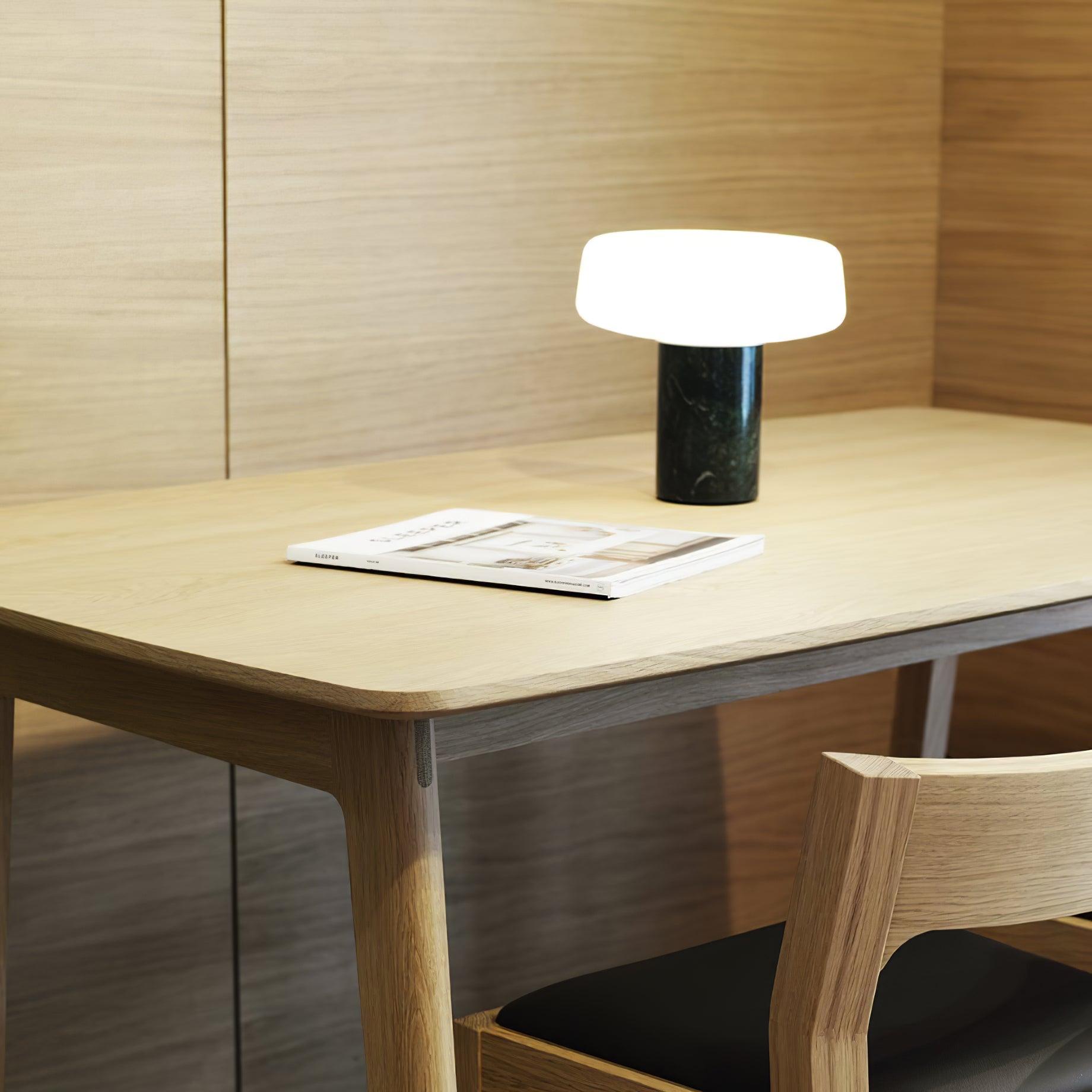 Erinilil Marble Base Table Lamp-Neutral Decor