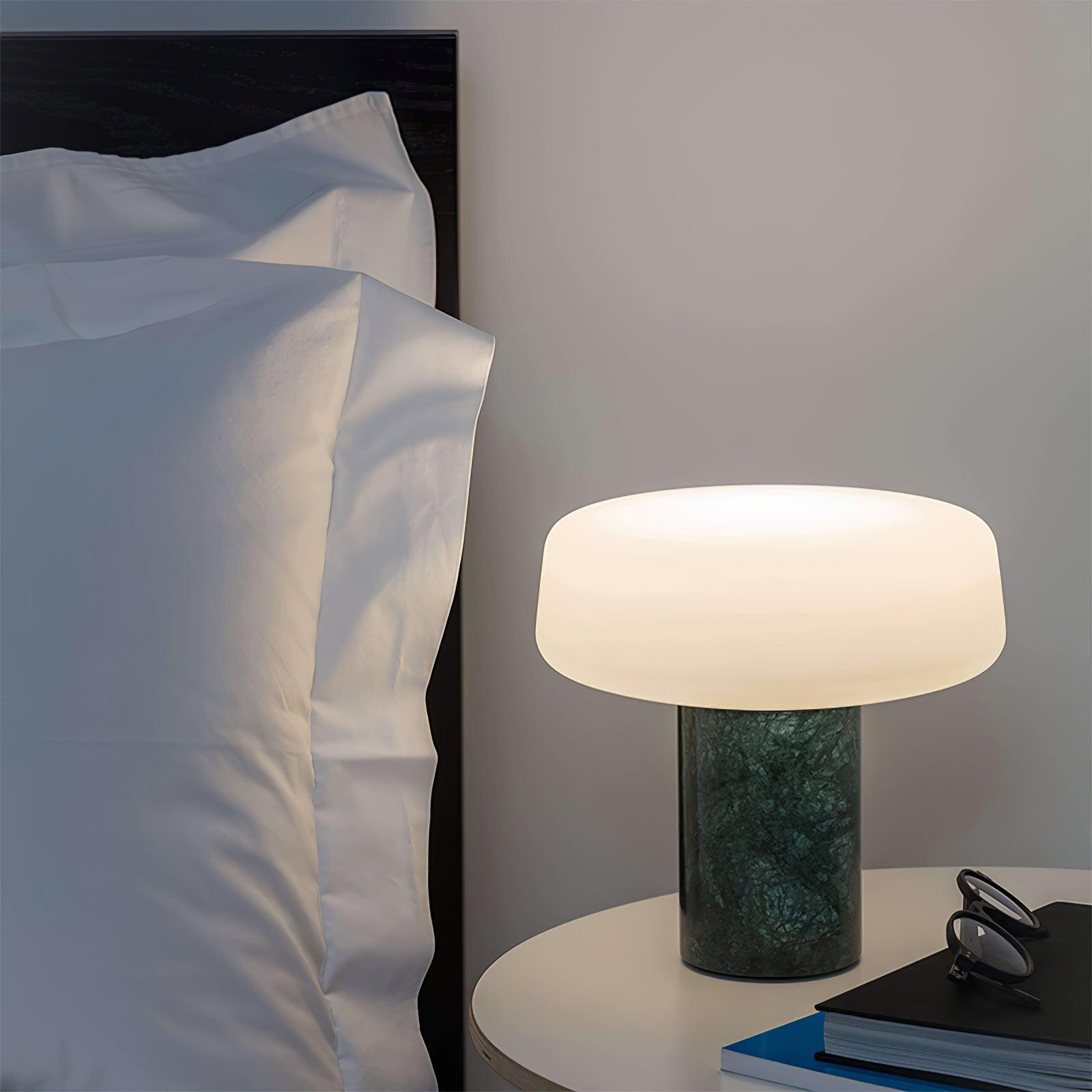 Erinilil Marble Base Table Lamp-Neutral Decor