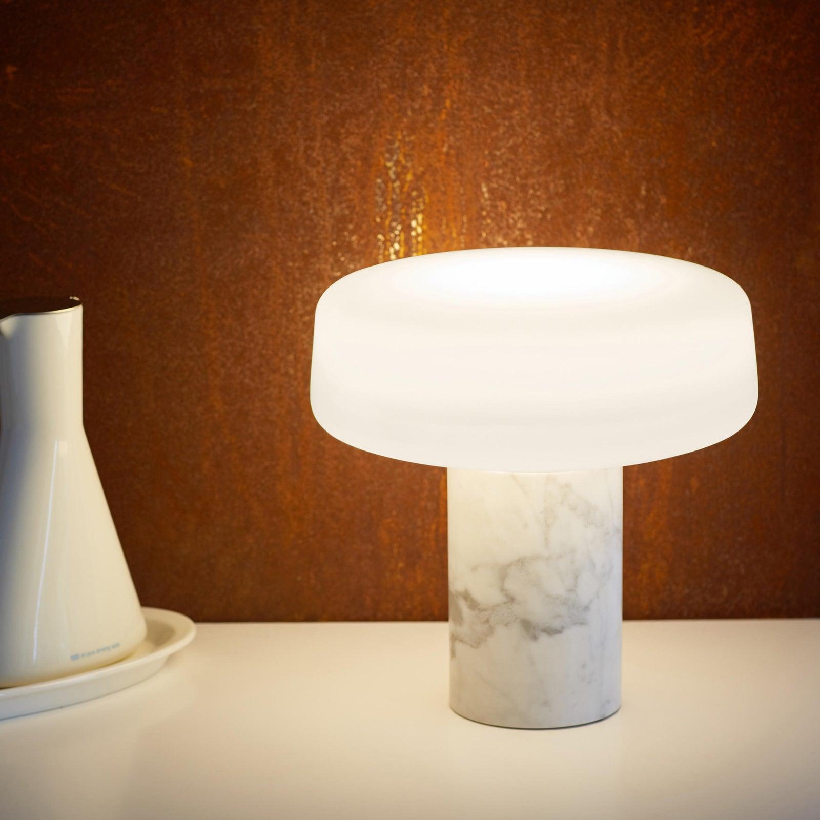 Erinilil Marble Base Table Lamp-Neutral Decor