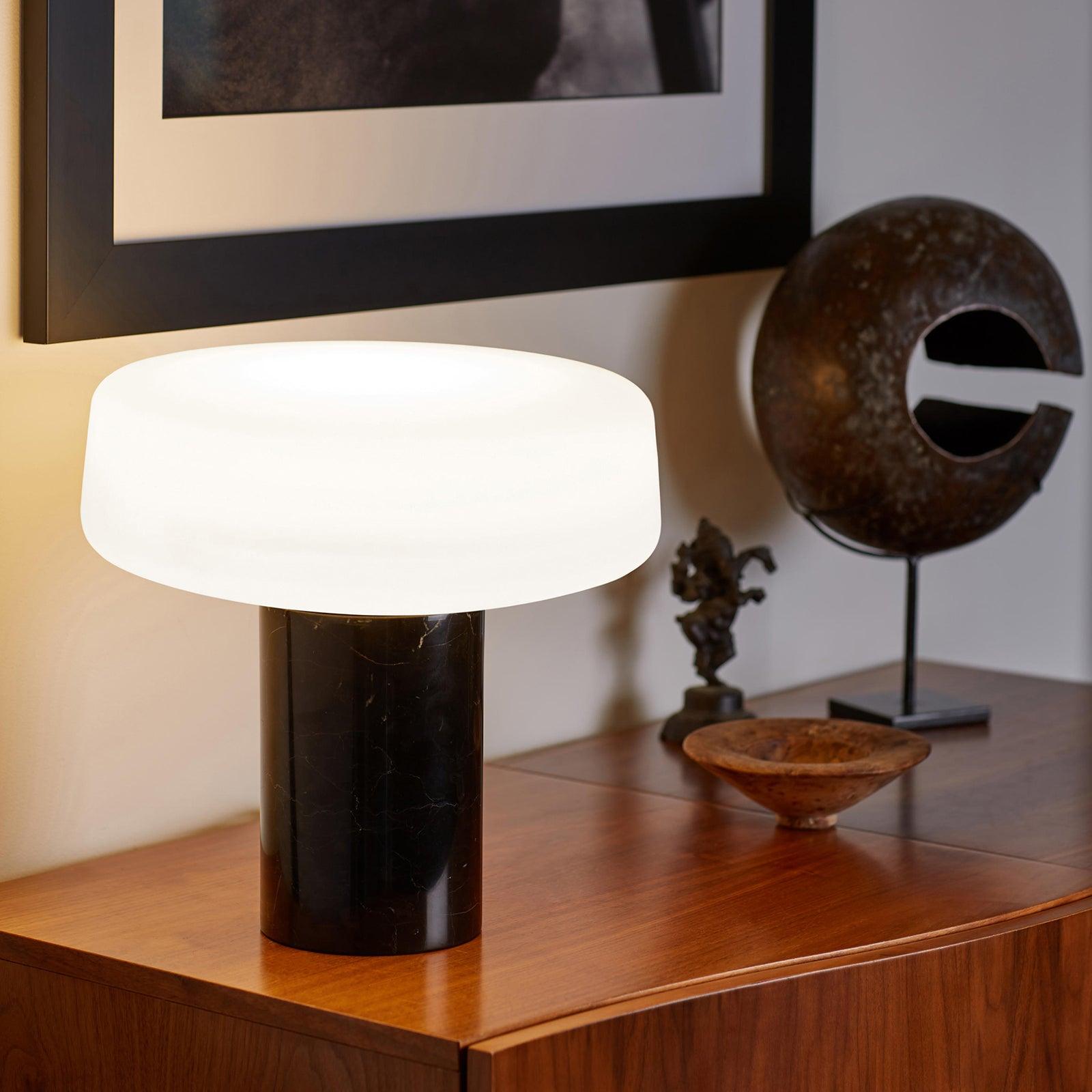 Erinilil Marble Base Table Lamp-Neutral Decor