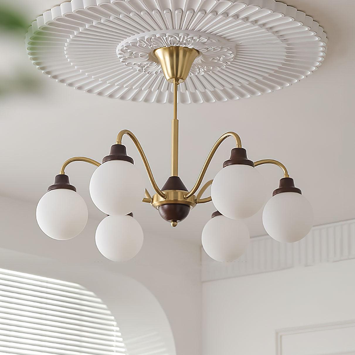 Aurelia Fashion Glass Chandelier-Neutral Decor