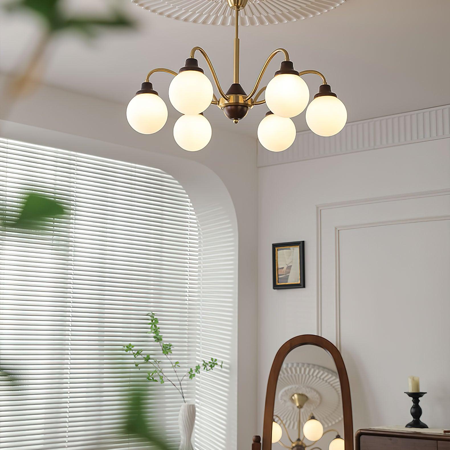 Aurelia Fashion Glass Chandelier-Neutral Decor