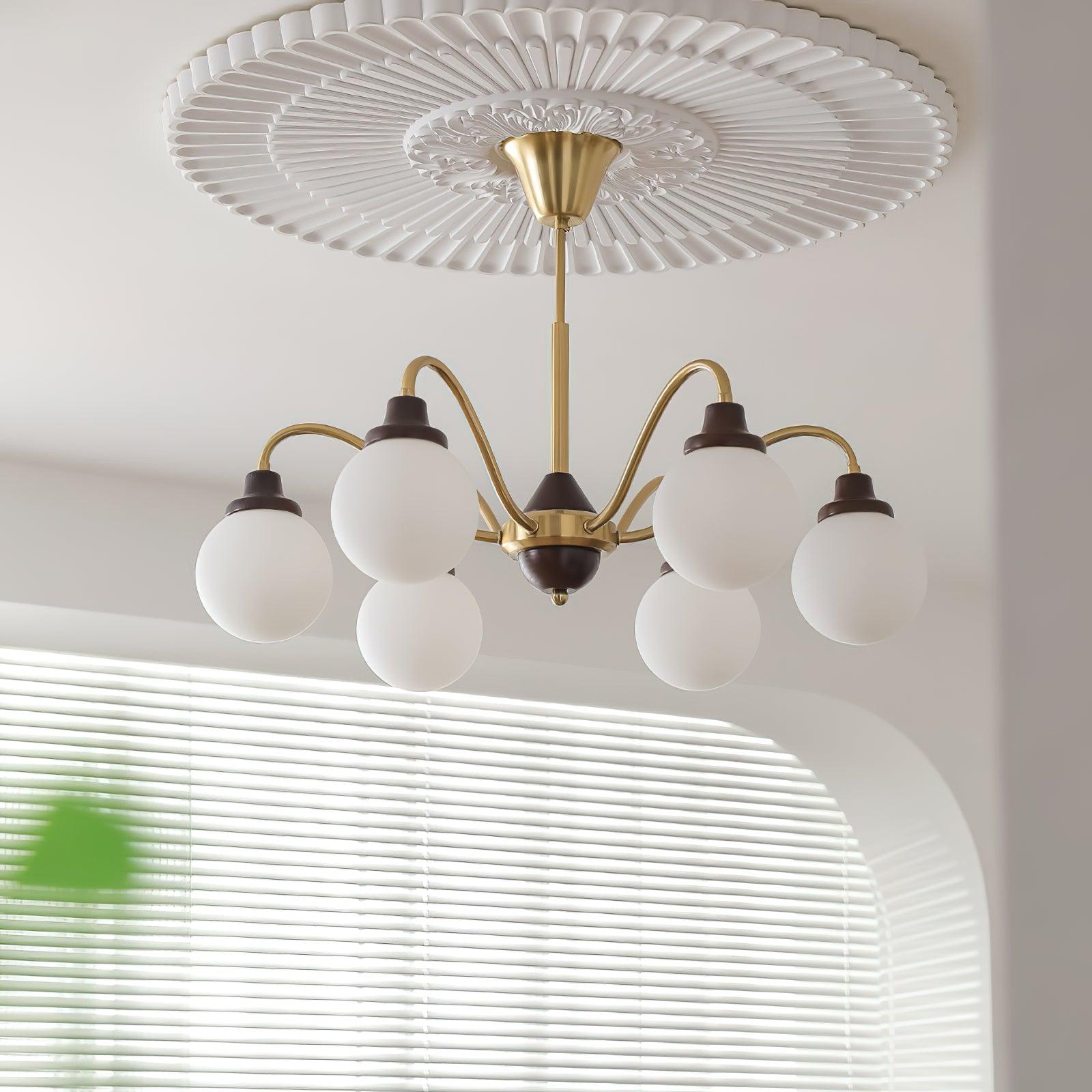 Aurelia Fashion Glass Chandelier-Neutral Decor