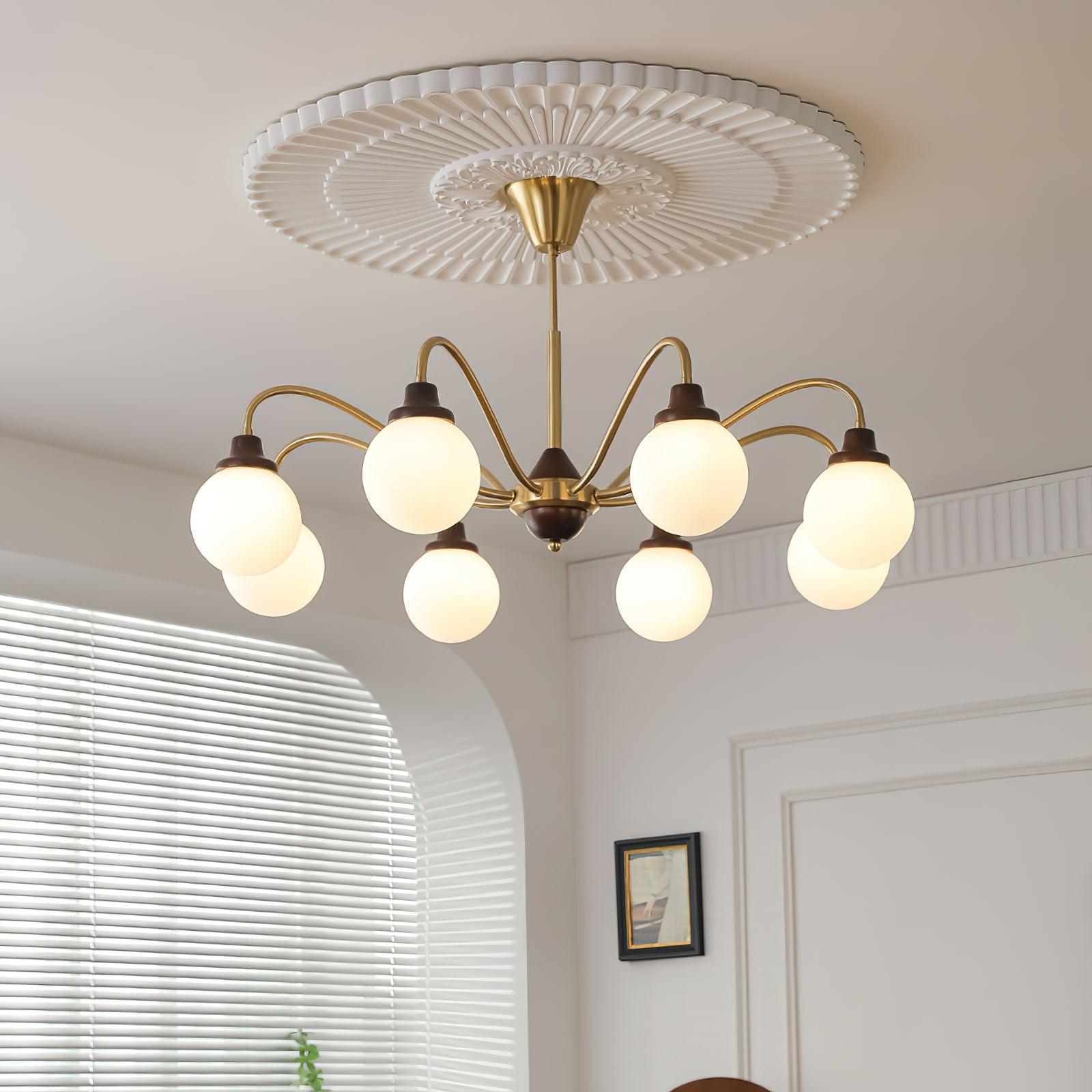 Aurelia Fashion Glass Chandelier-Neutral Decor