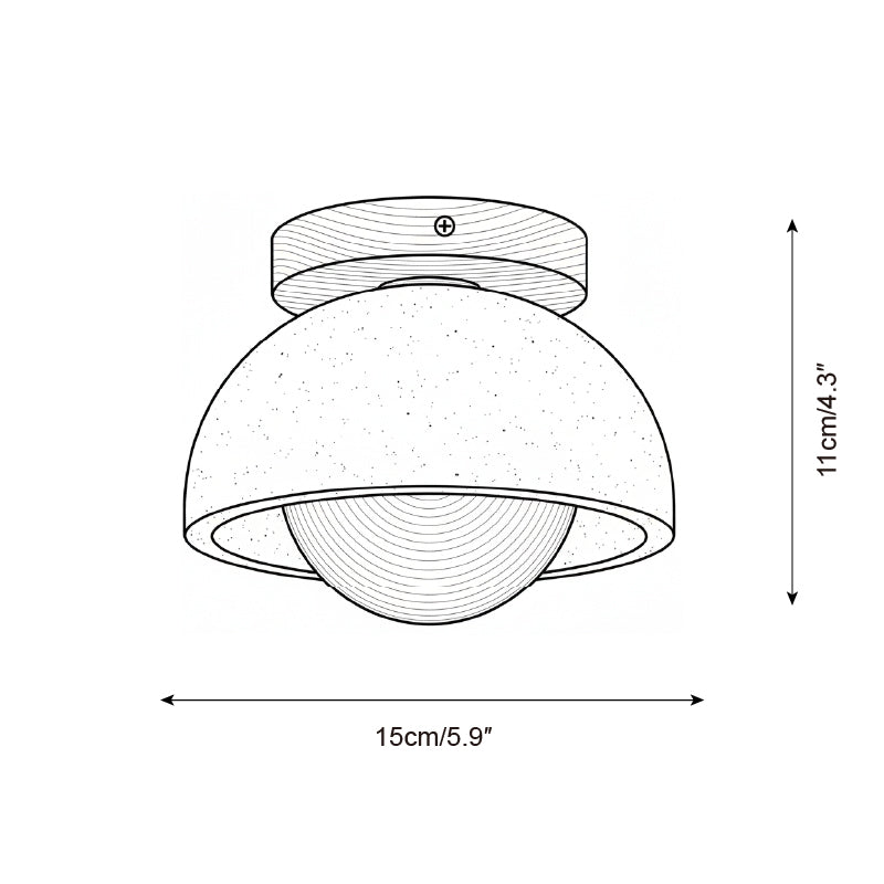Dorian Flush Mount Ceiling Lamp