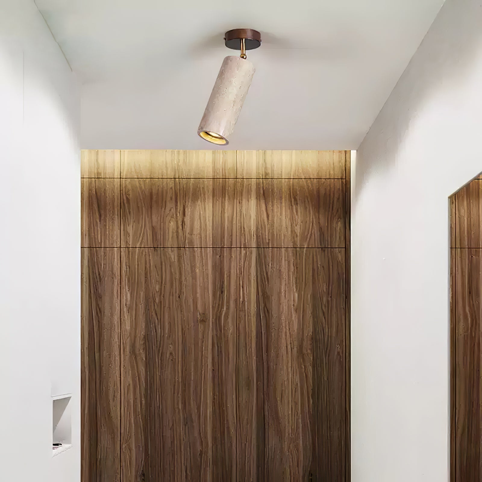 Mycaran Travertine Pendant Light-Neutral Decor