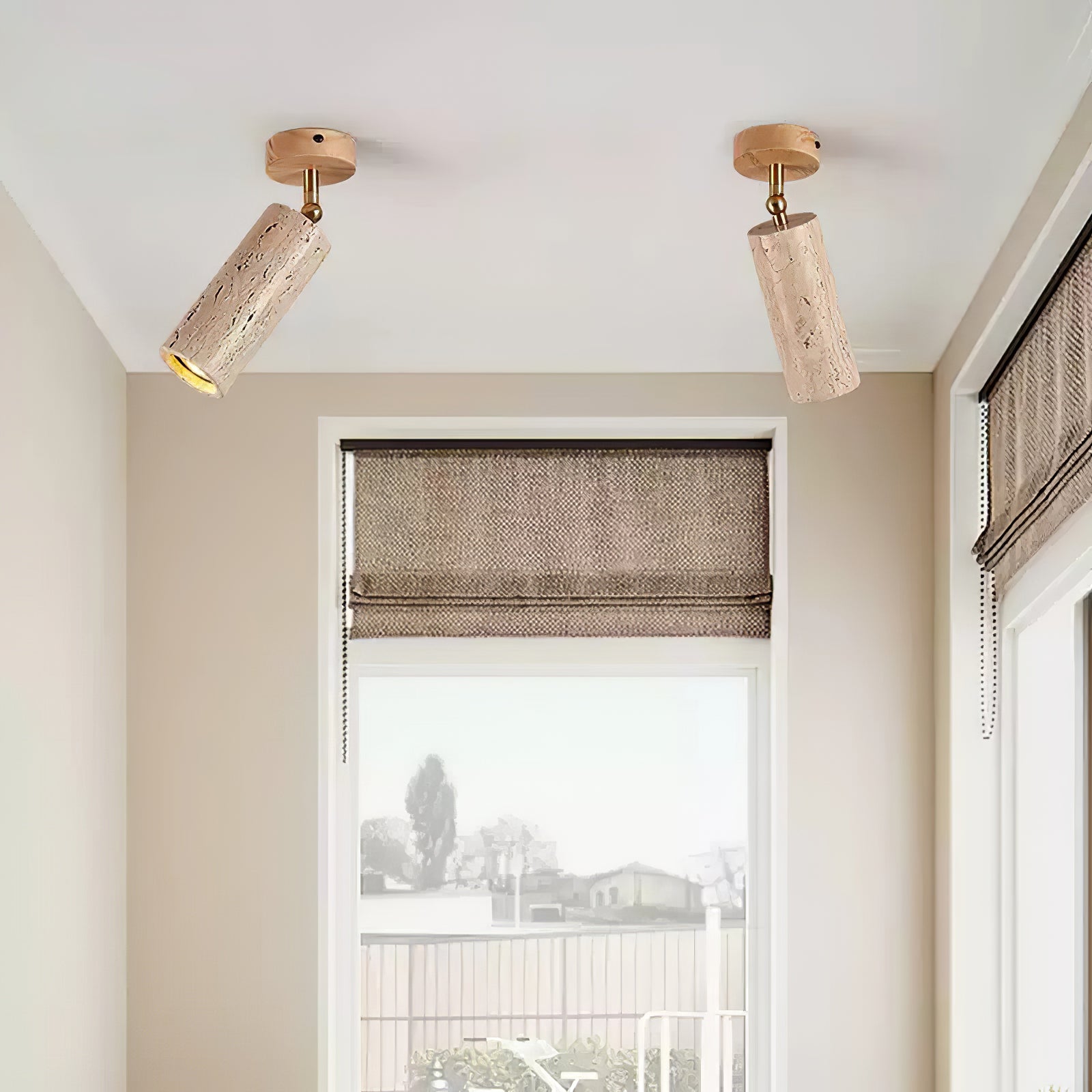 Mycaran Travertine Pendant Light-Neutral Decor