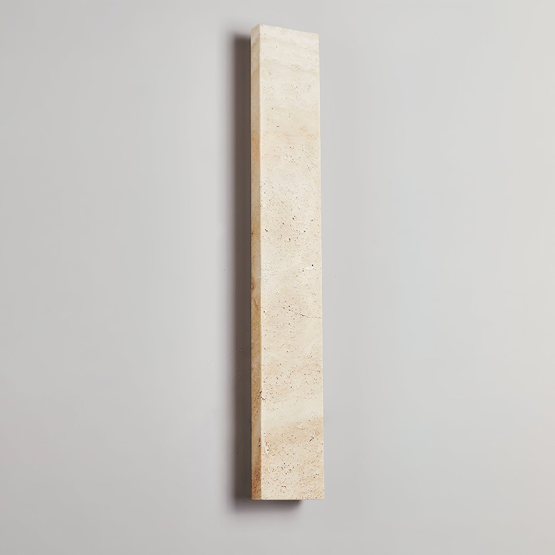 Ralem Slim Rectangle Travertine Wall Light-Neutral Decor