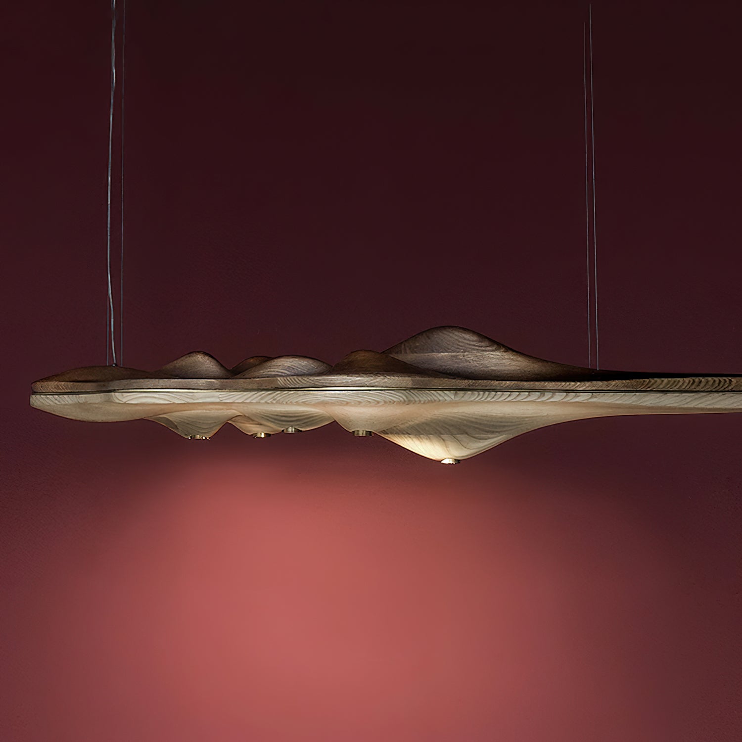 Tolven Premium Elegance Wood Pendant Lamp-Neutral Decor