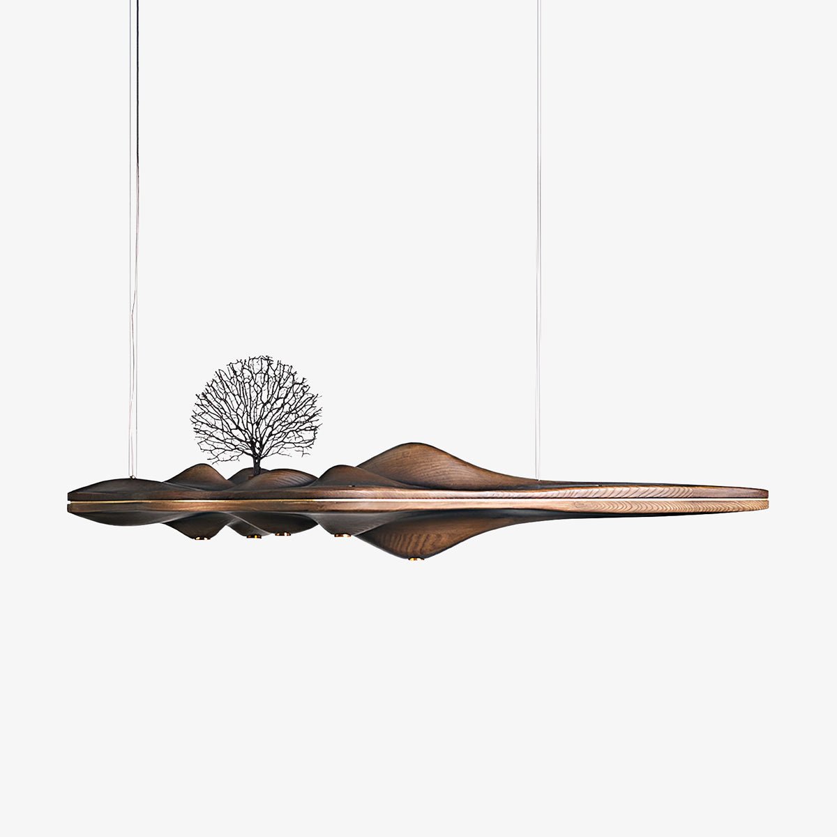 Tolven Premium Elegance Wood Pendant Lamp-Neutral Decor