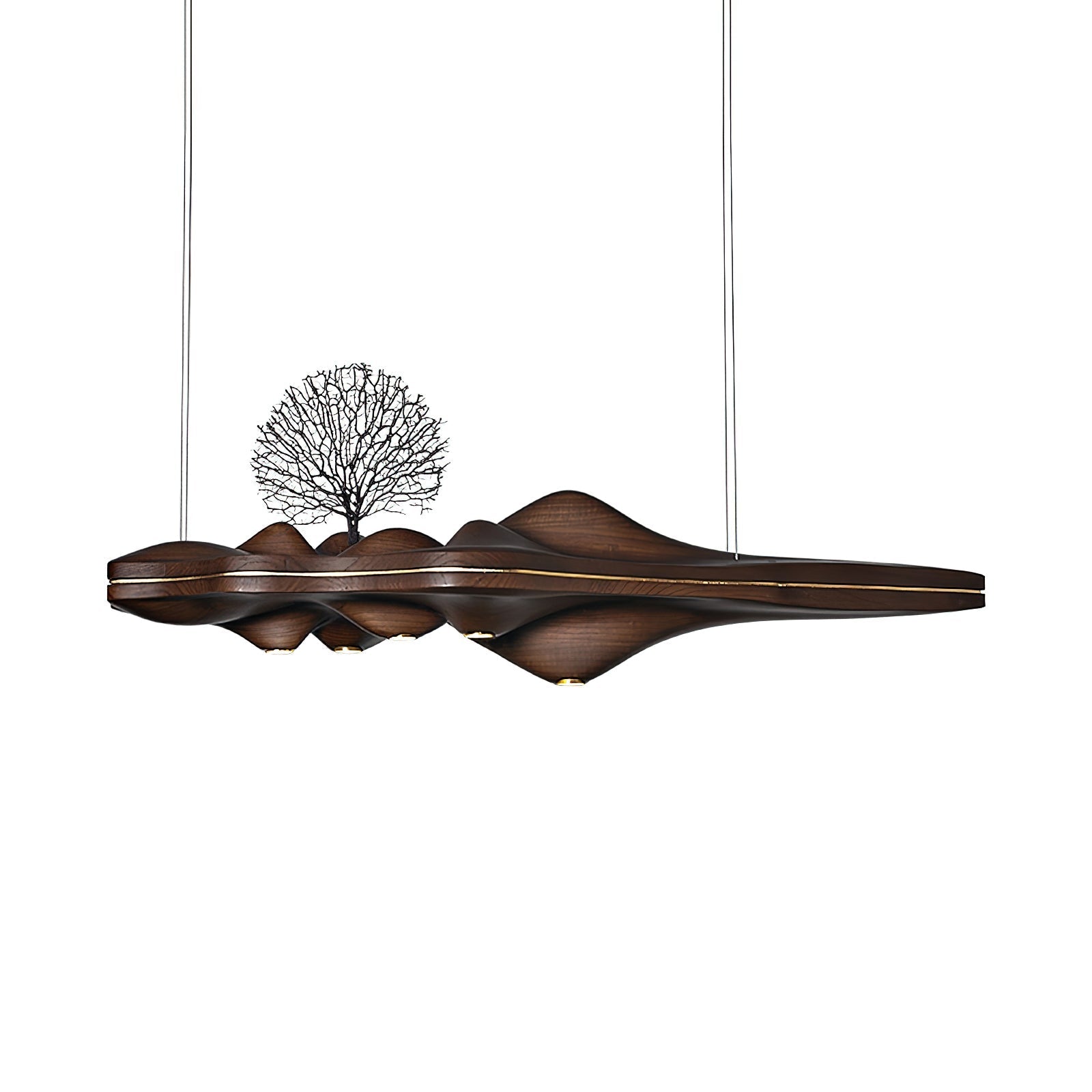 Tolven Premium Elegance Wood Pendant Lamp-Neutral Decor