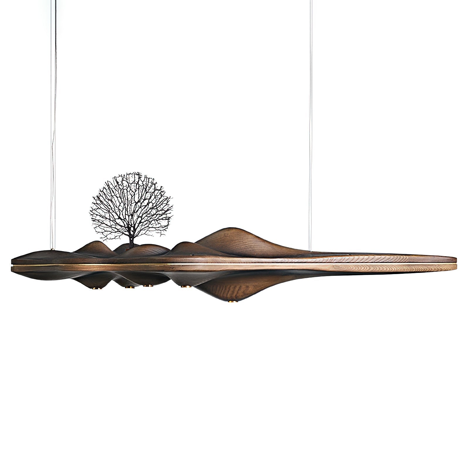 Tolven Premium Elegance Wood Pendant Lamp-Neutral Decor
