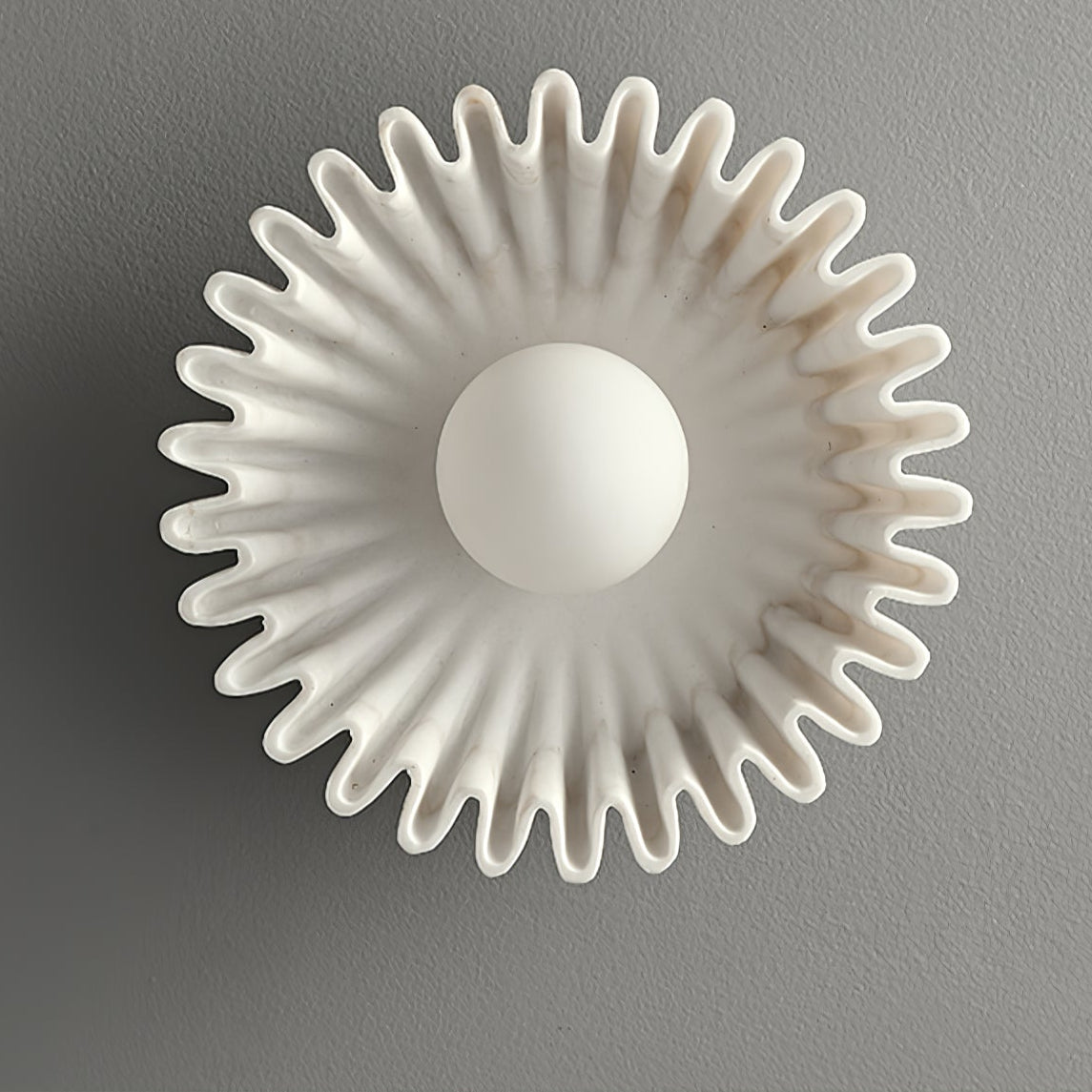 Sunray Rustic Glass Wall Lamp-Neutral Decor