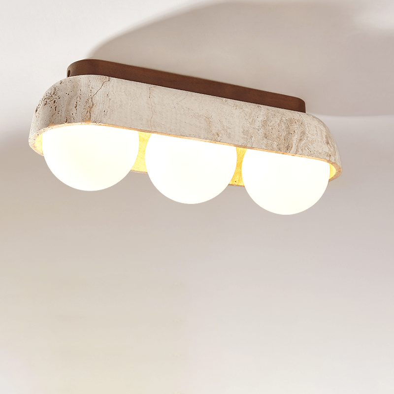 Solstice Trio Ceiling Lamp-Neutral Decor