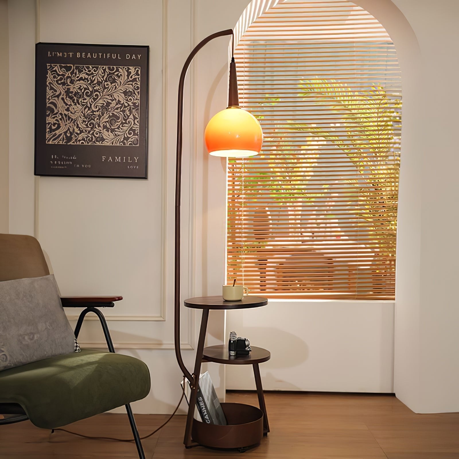 Eltheon Functional Floor Lamp-Neutral Decor