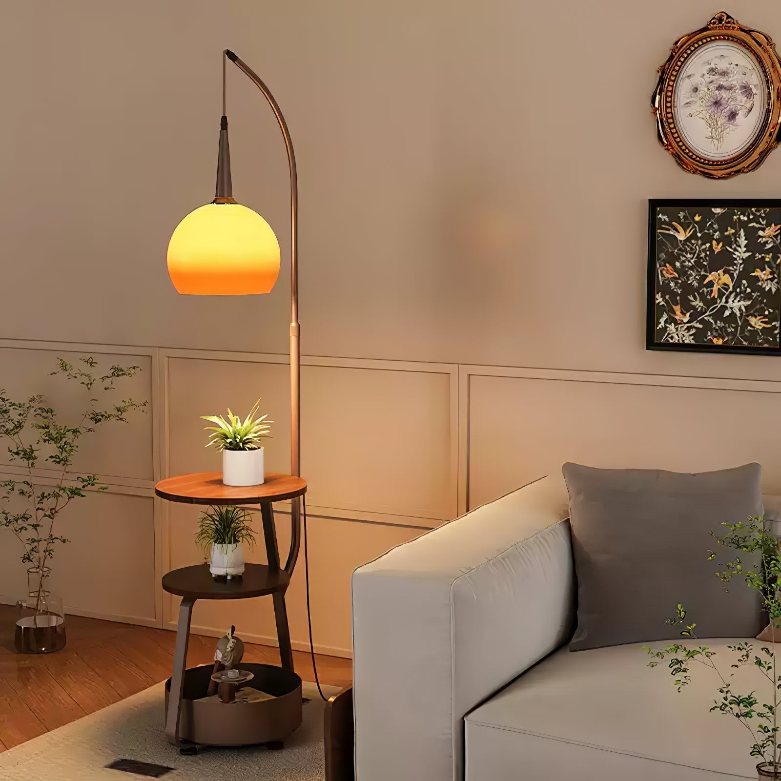 Eltheon Functional Floor Lamp-Neutral Decor