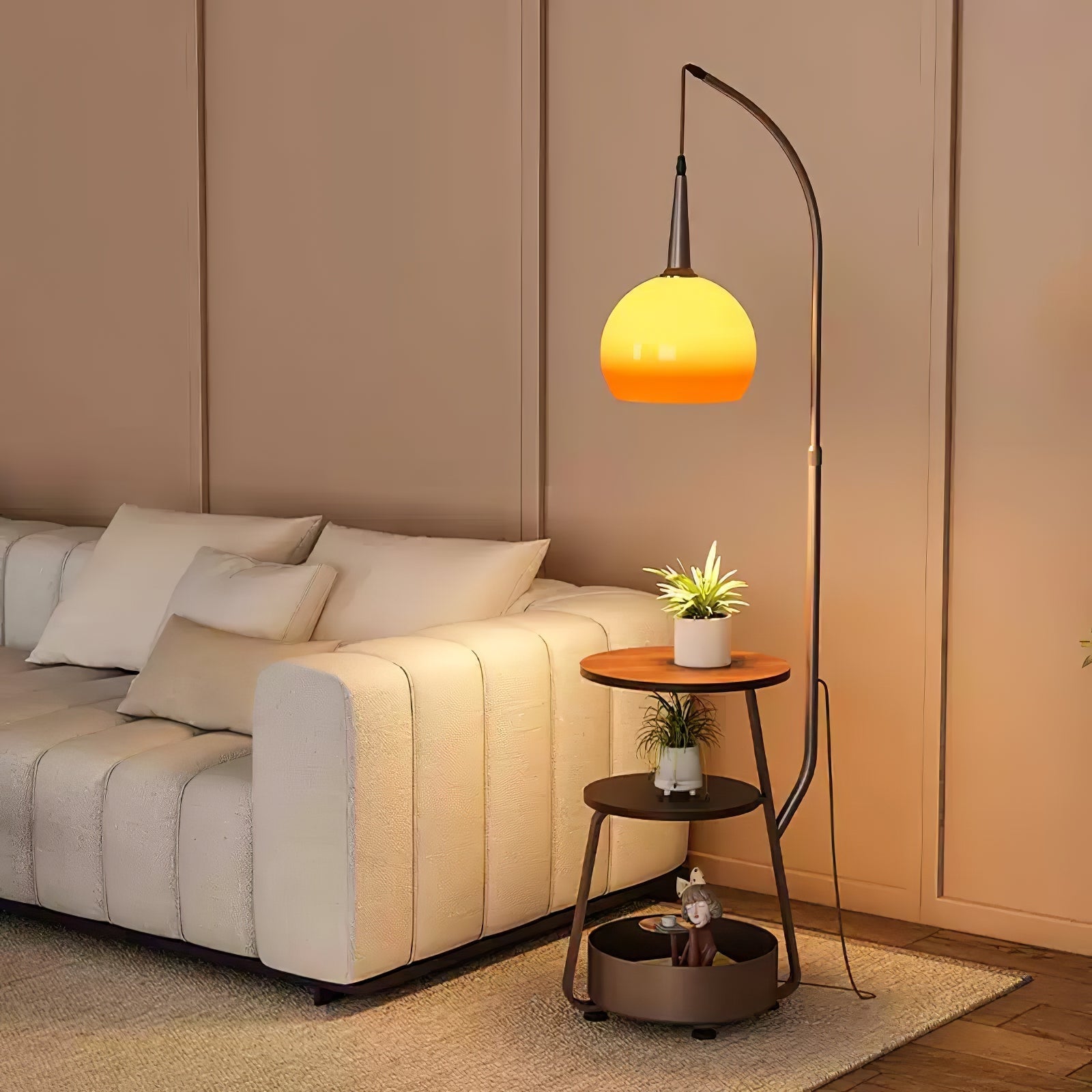Eltheon Functional Floor Lamp-Neutral Decor