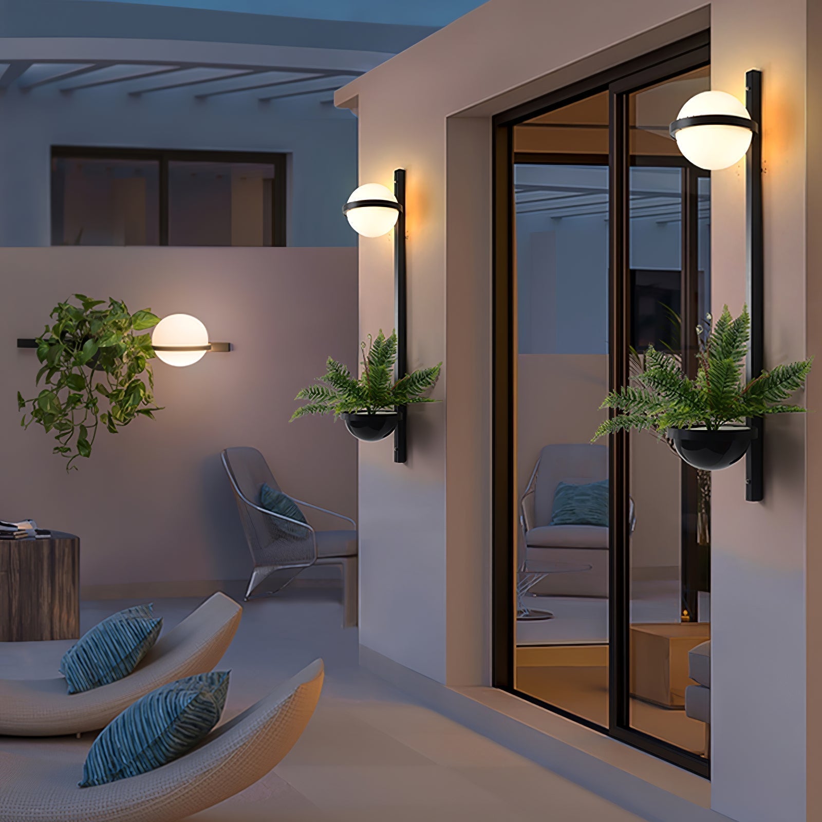 Suren Indoor Outdoor Wall Light-Neutral Decor