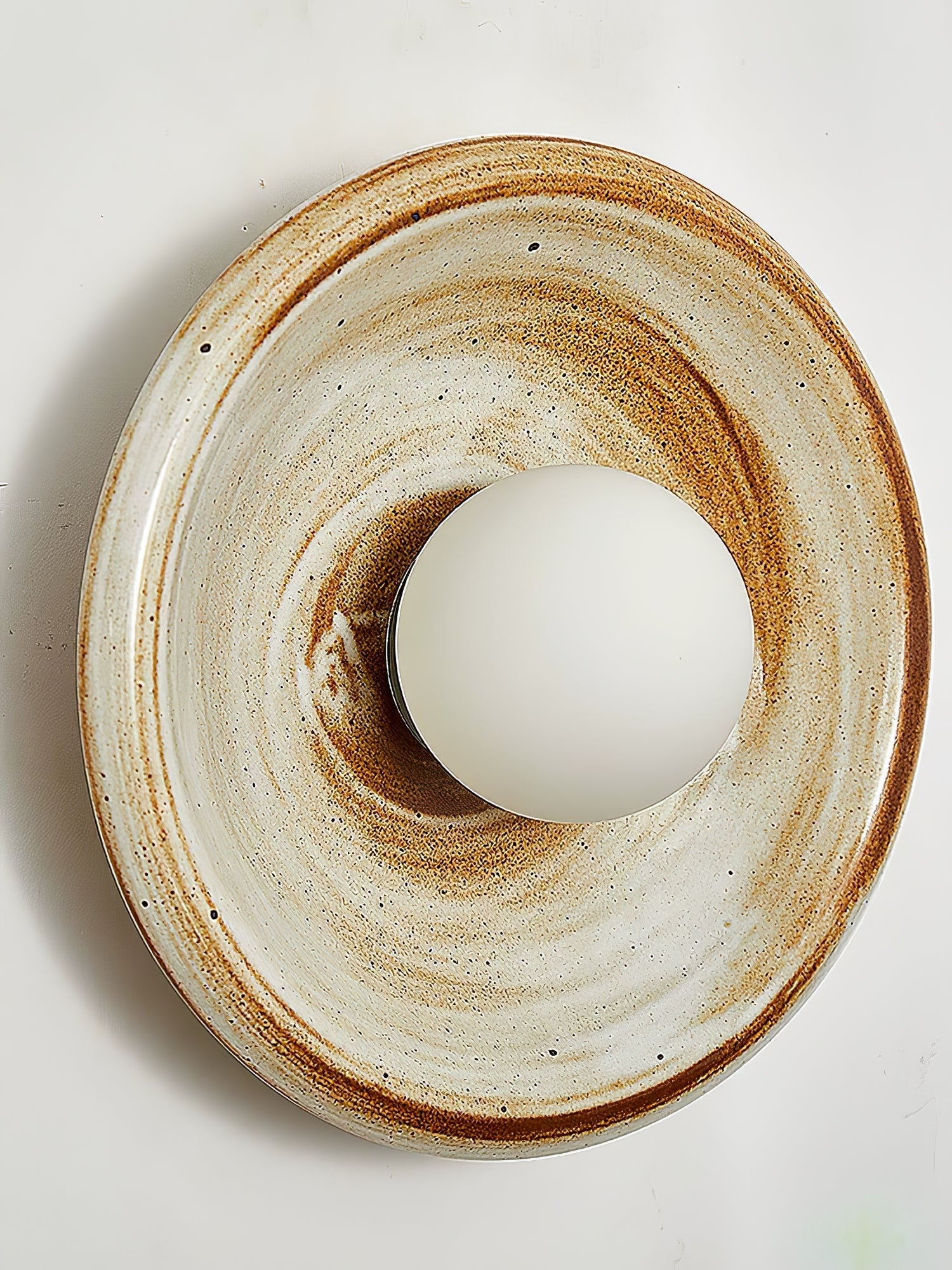 Solace Rustic Marble Wall Lamp-Neutral Decor