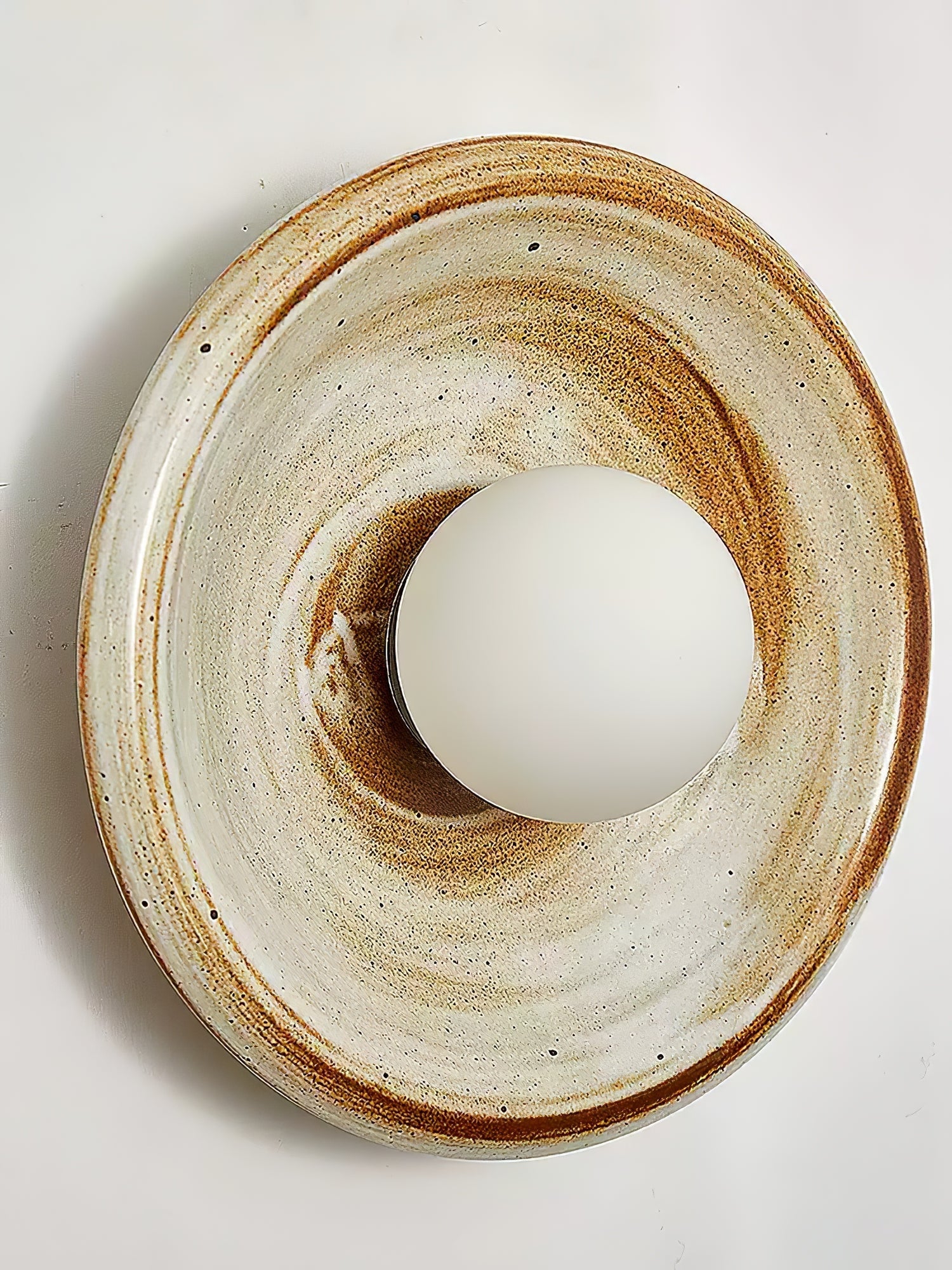 Solace Rustic Marble Wall Lamp-Neutral Decor
