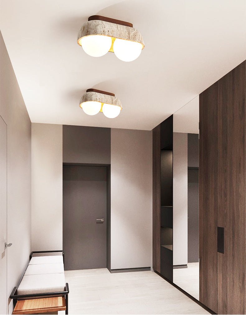 Solstice Trio Ceiling Lamp-Neutral Decor