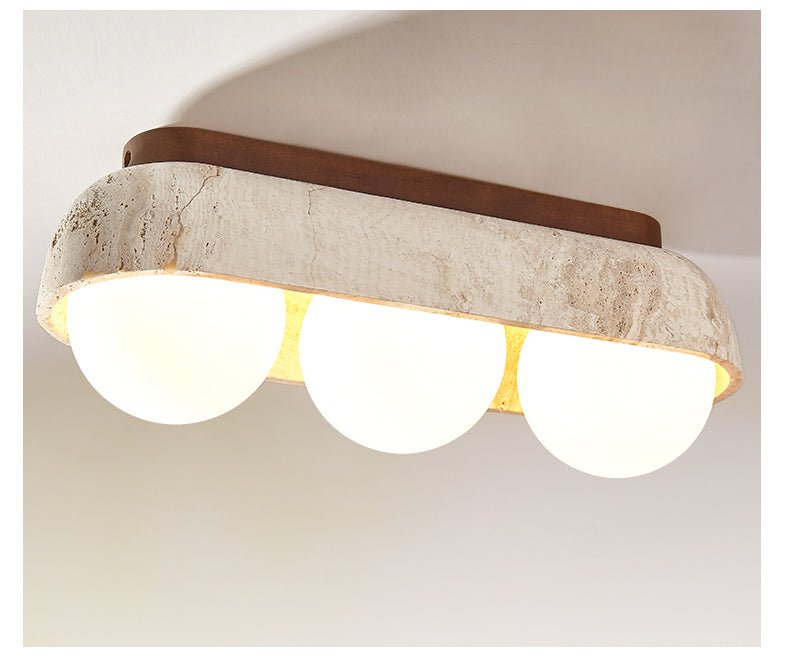 Solstice Trio Ceiling Lamp-Neutral Decor