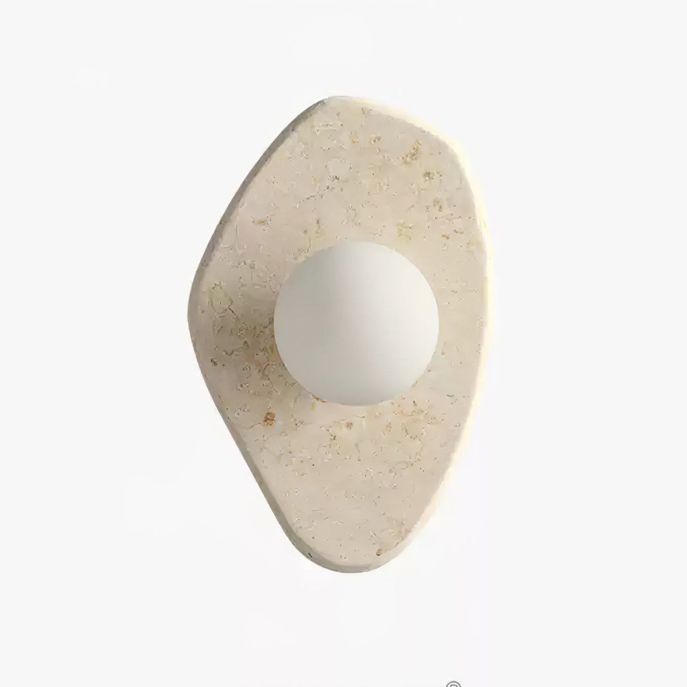 Pebble Rustic Marble Wall Light-Neutral Decor