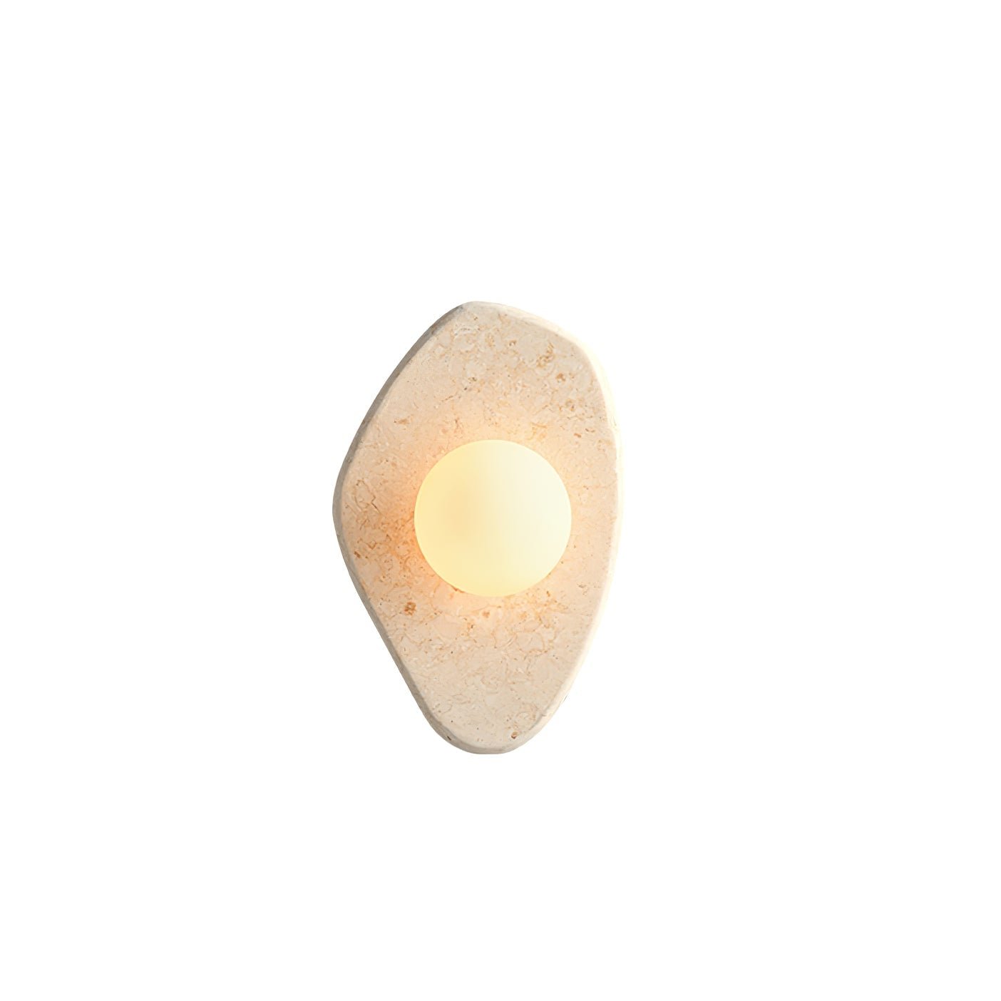 Pebble Rustic Marble Wall Light-Neutral Decor
