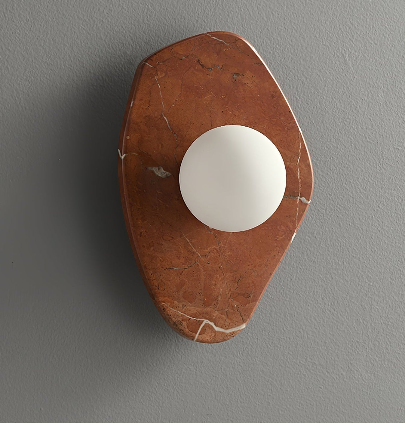 Pebble Rustic Marble Wall Light-Neutral Decor