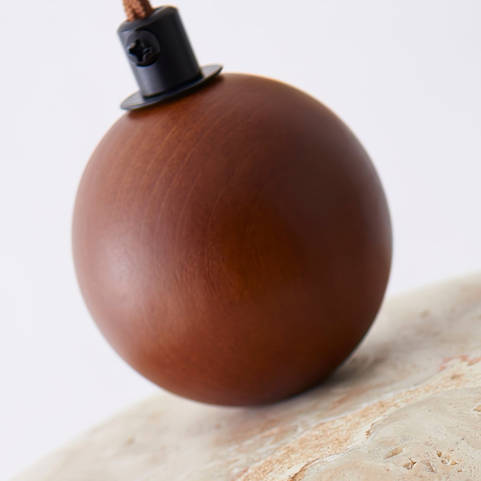Nerix Travertine Pendant Light-Neutral Decor