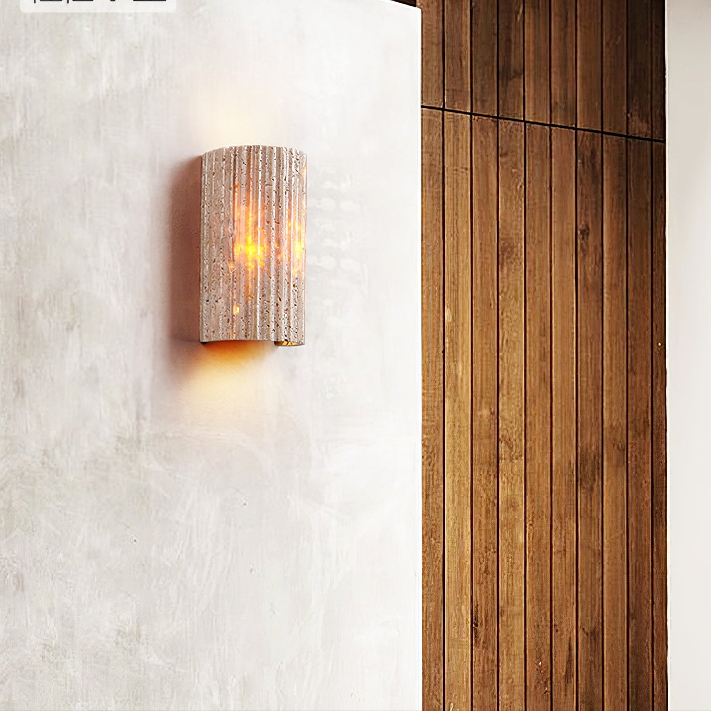Sysilion Travertine Wall Light-Neutral Decor