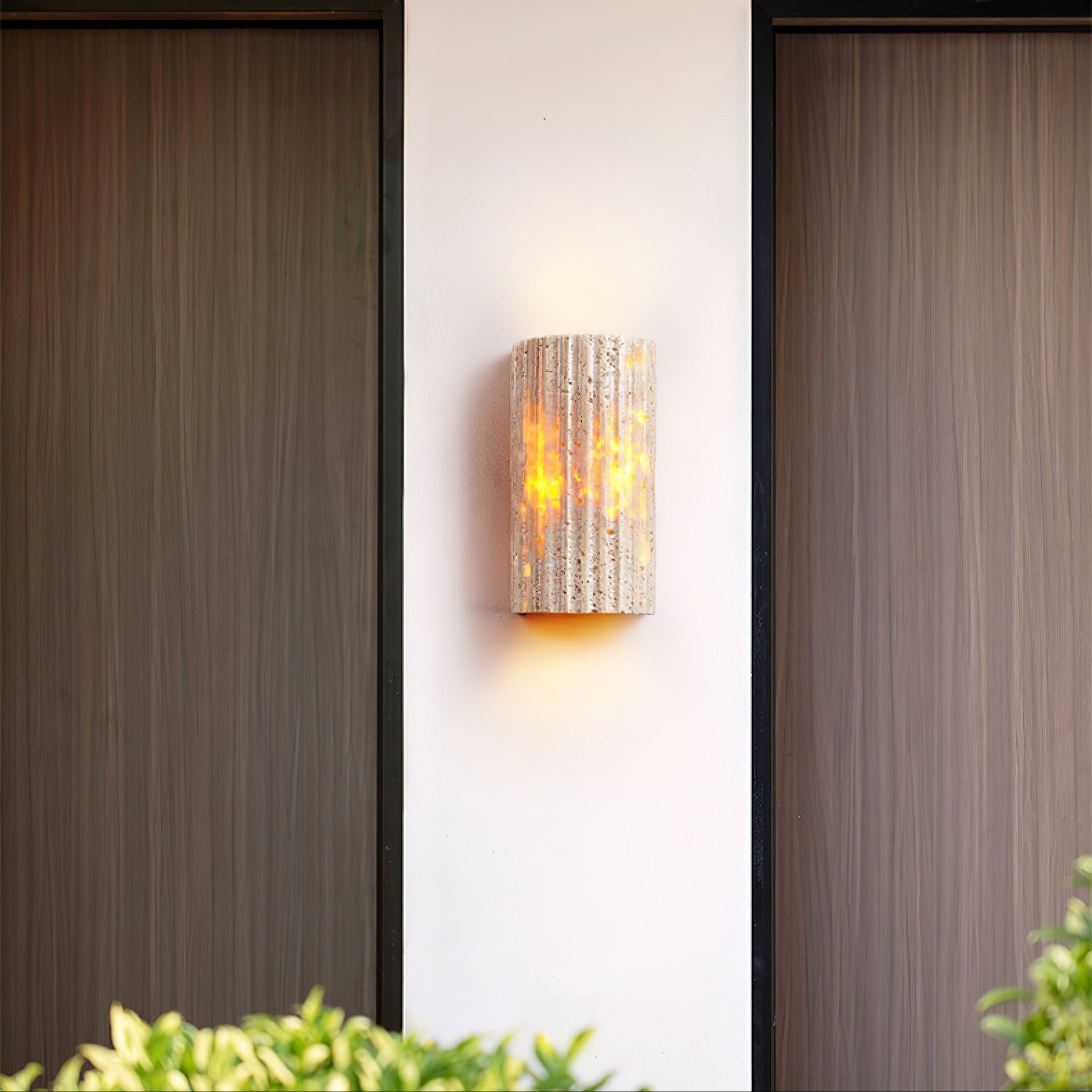 Sysilion Travertine Wall Light-Neutral Decor