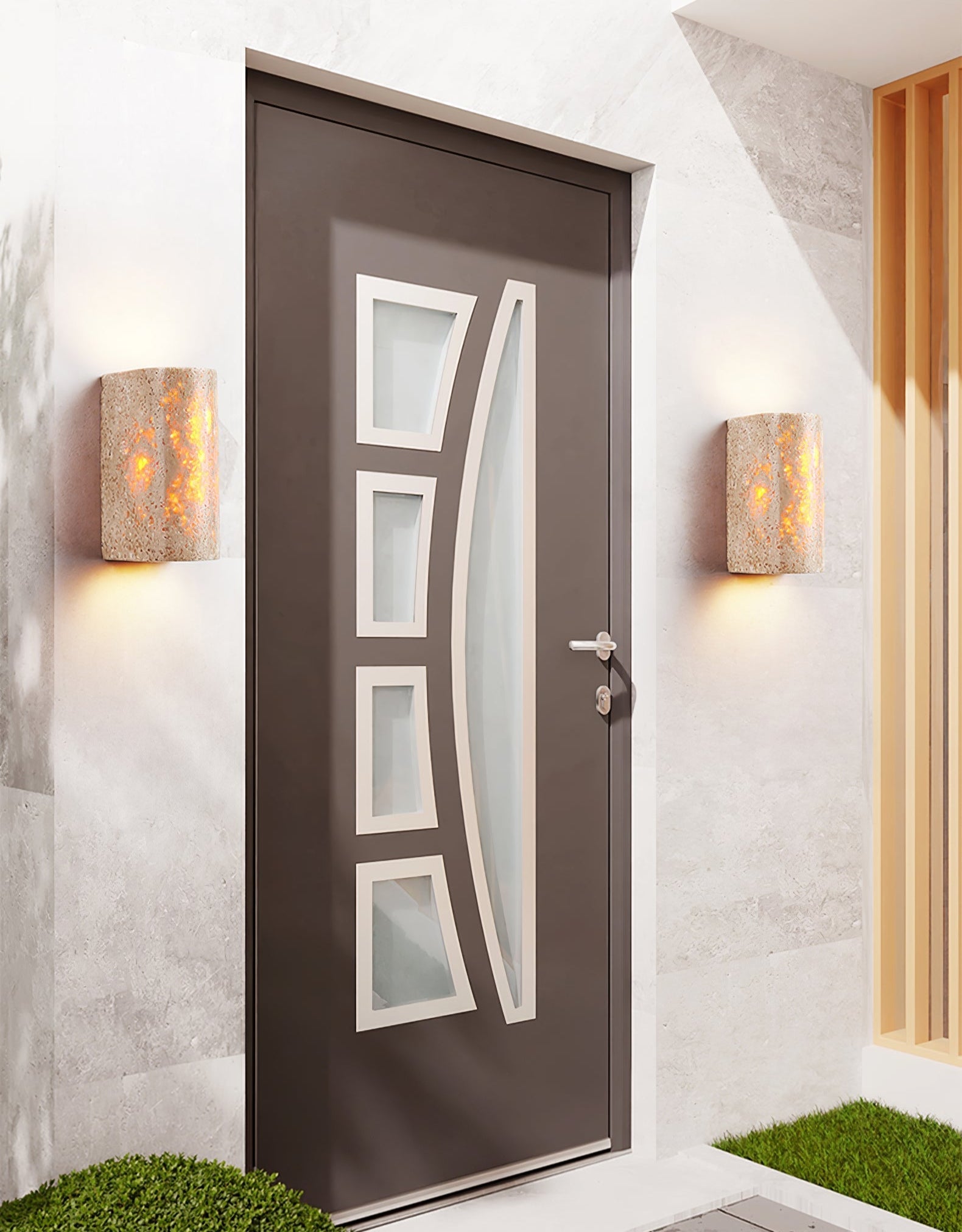 Sysilion Travertine Wall Light-Neutral Decor